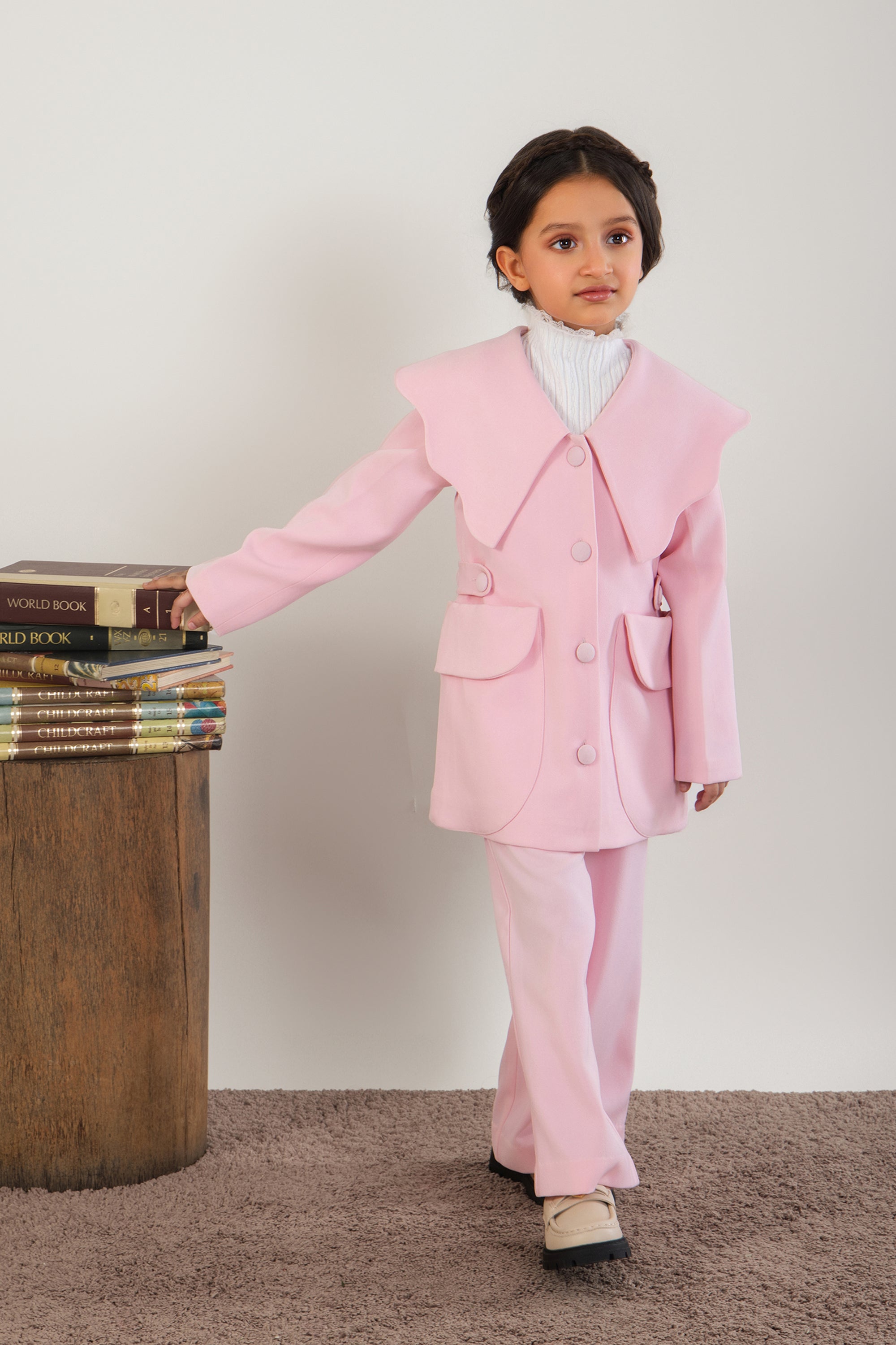 Paige Pink Blazer & Pants Set