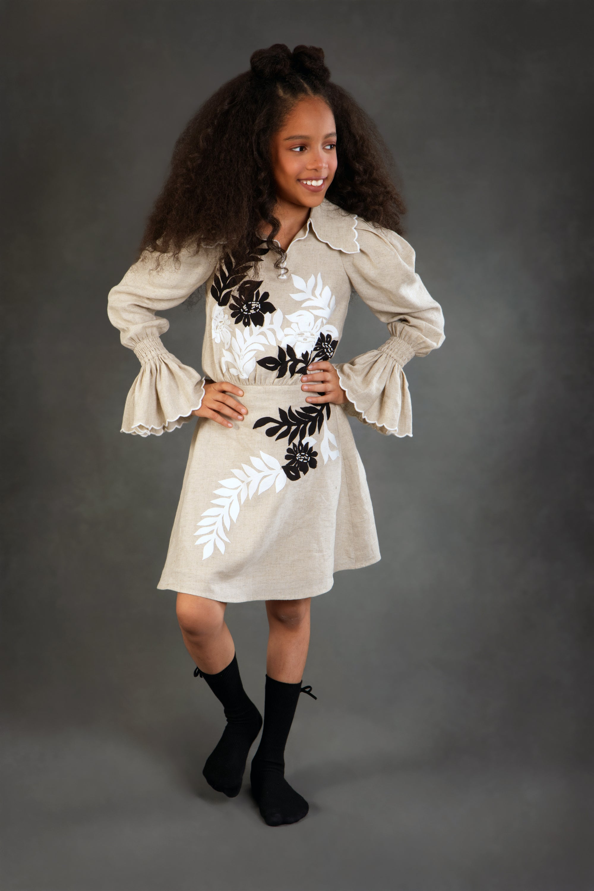 The Patchwork Linen Dress