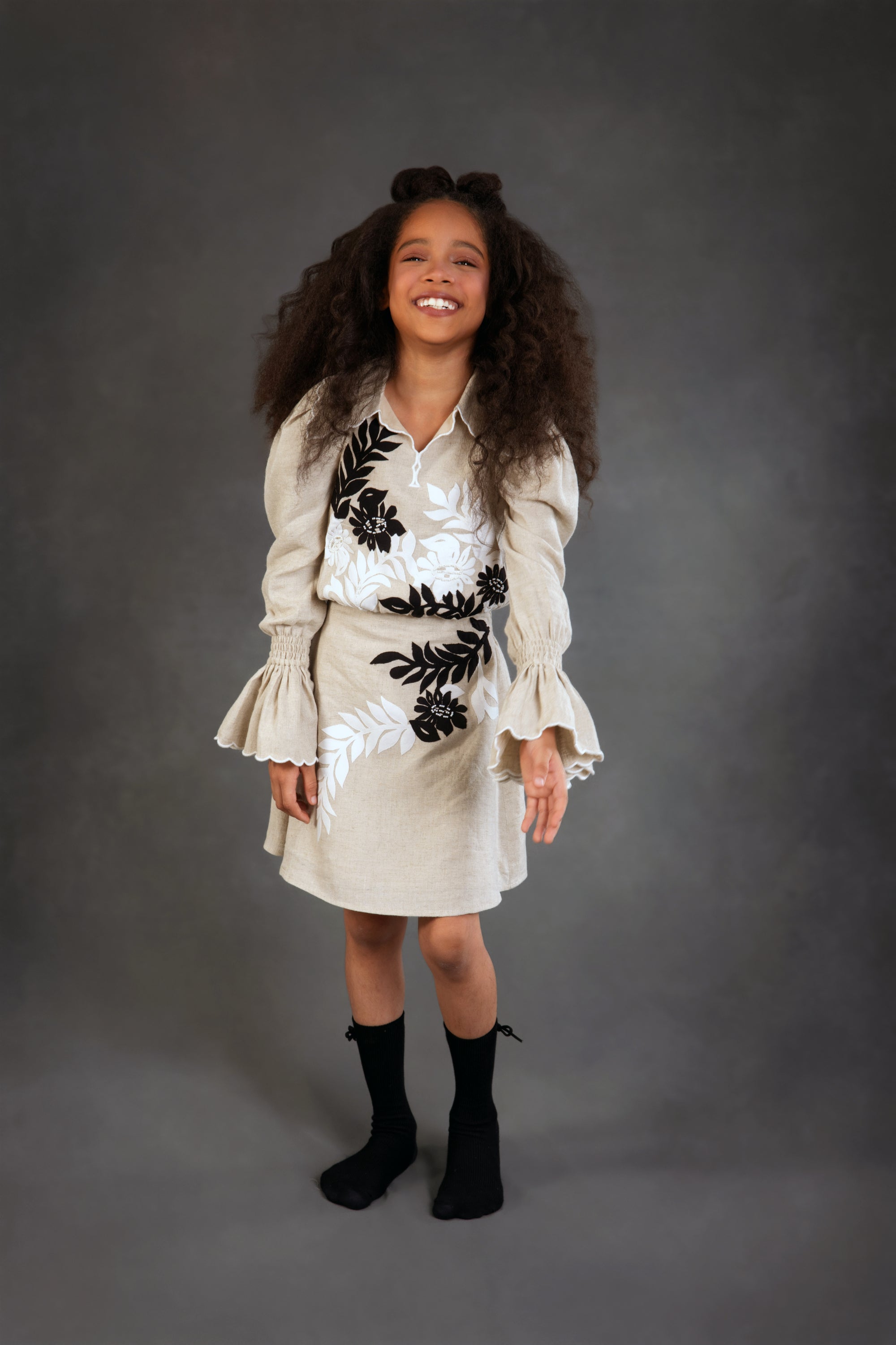 The Patchwork Linen Dress