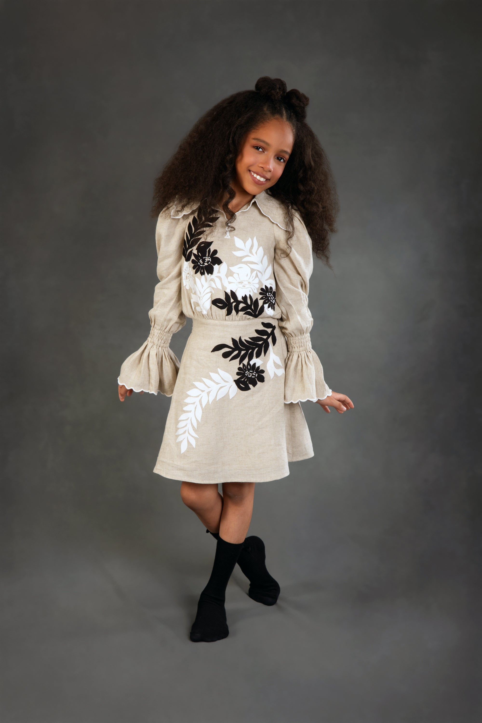 The Patchwork Linen Dress