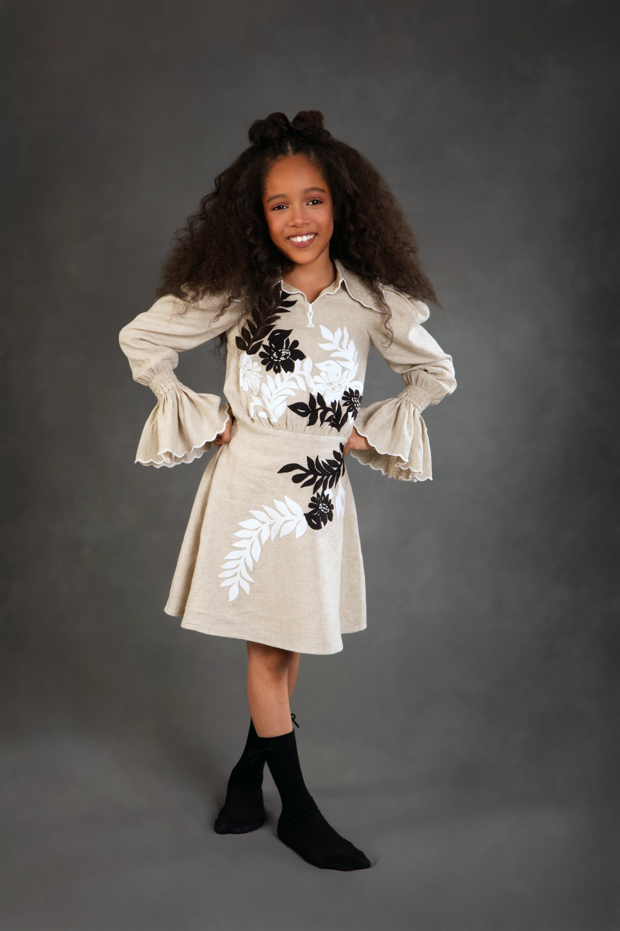 The Patchwork Linen Dress