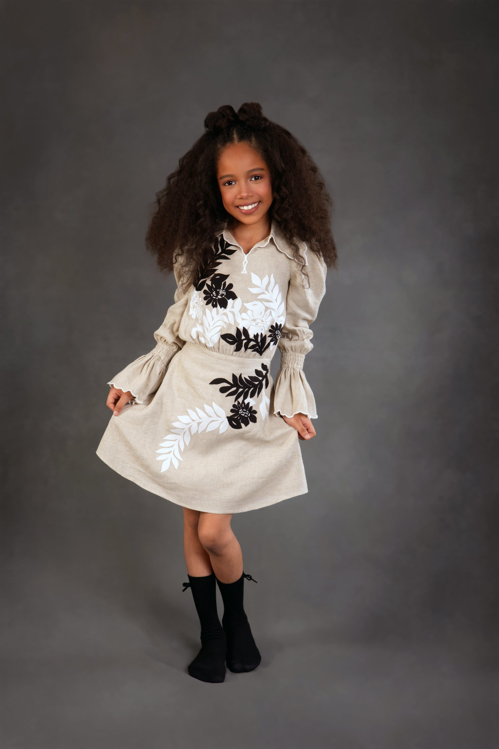 The Patchwork Linen Dress