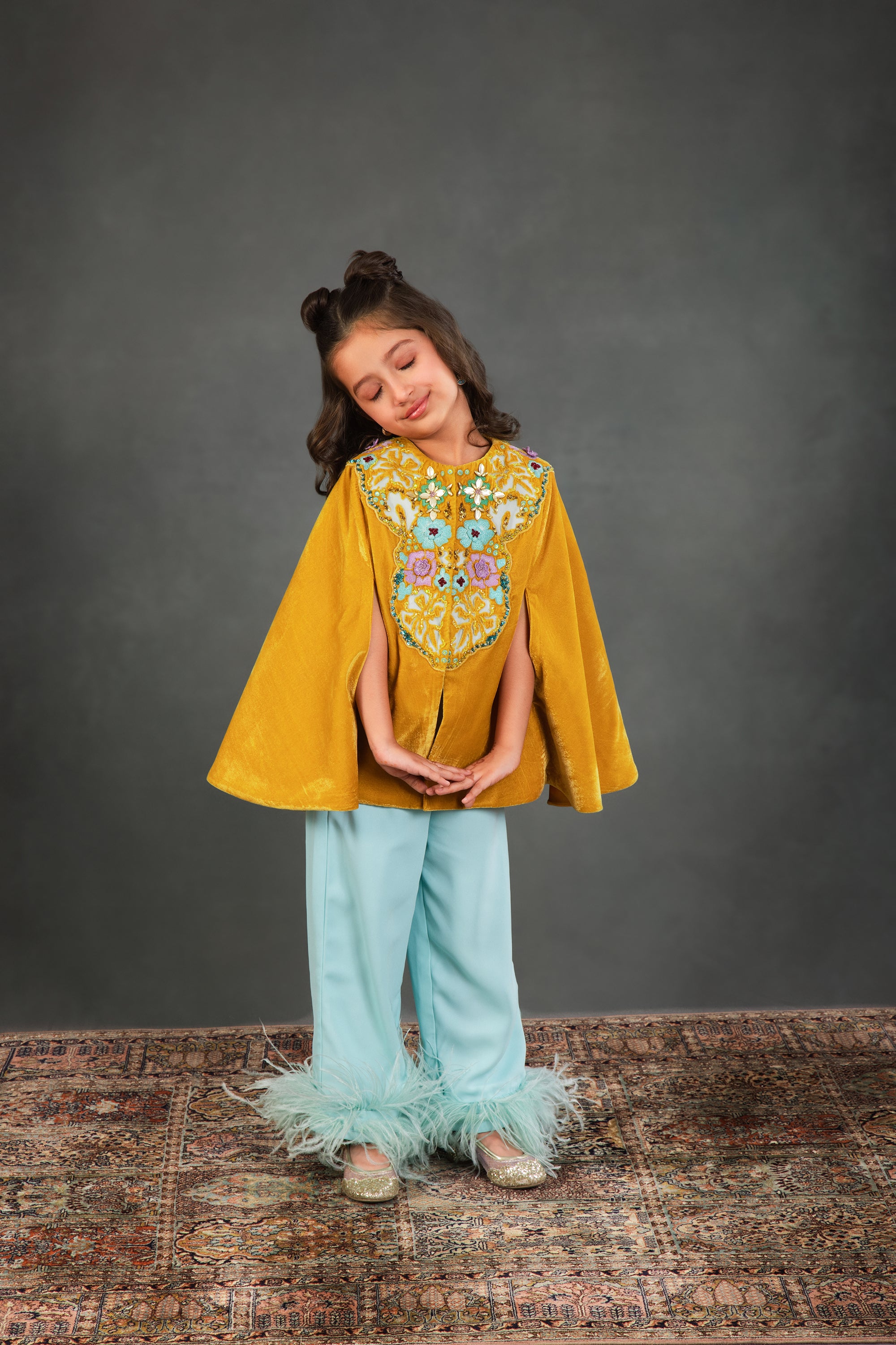 Zoey Yellow Cape