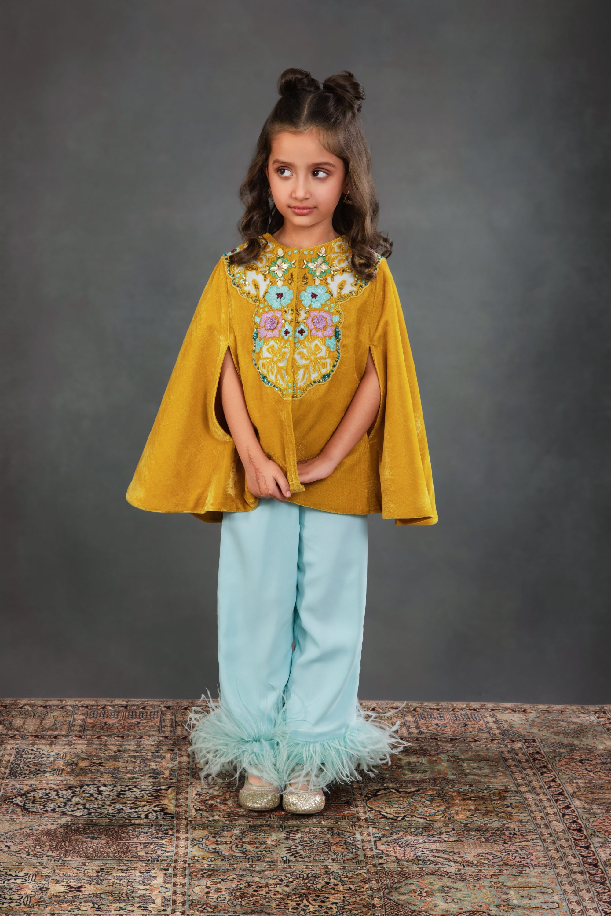 Zoey Yellow Cape