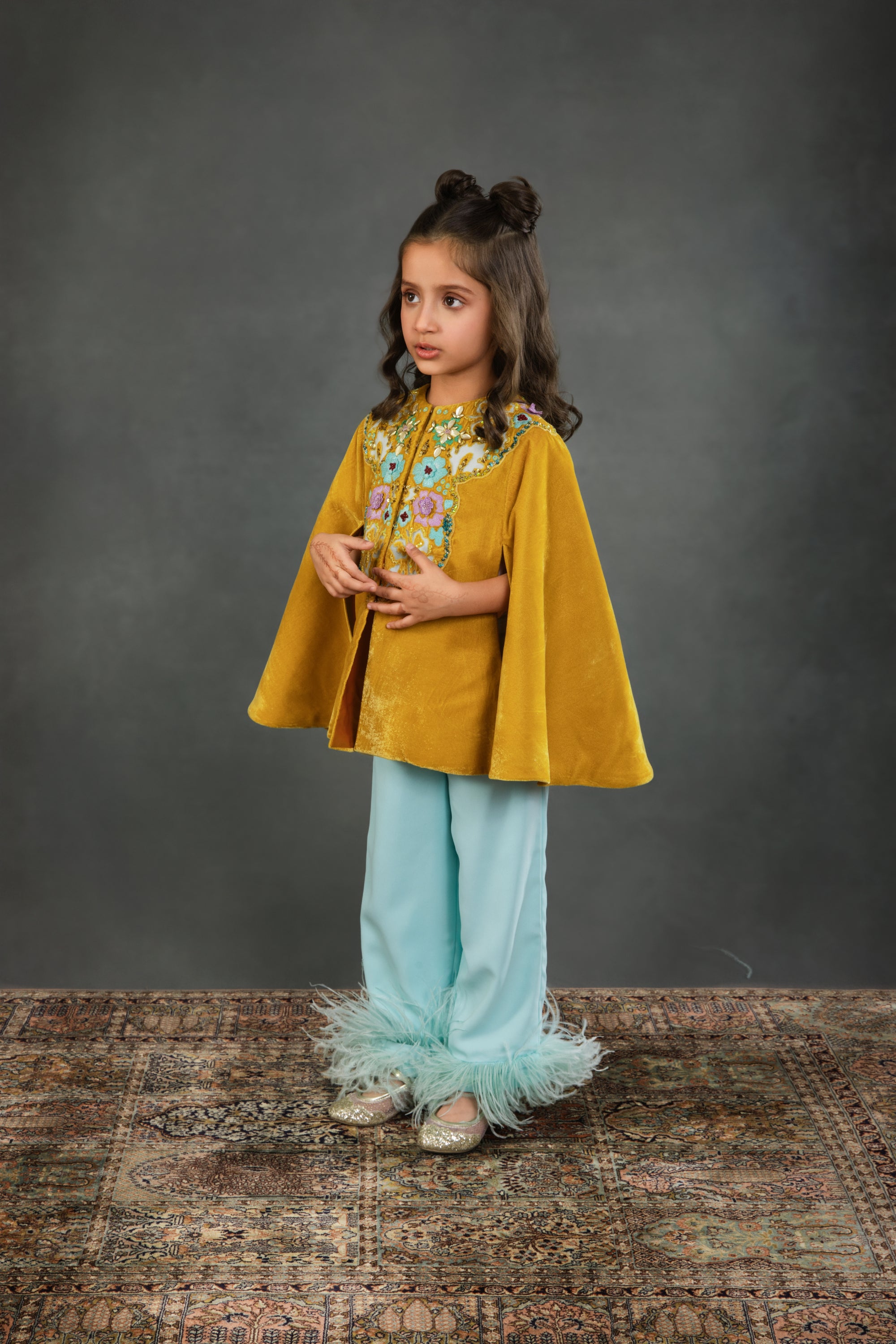 Zoey Yellow Cape