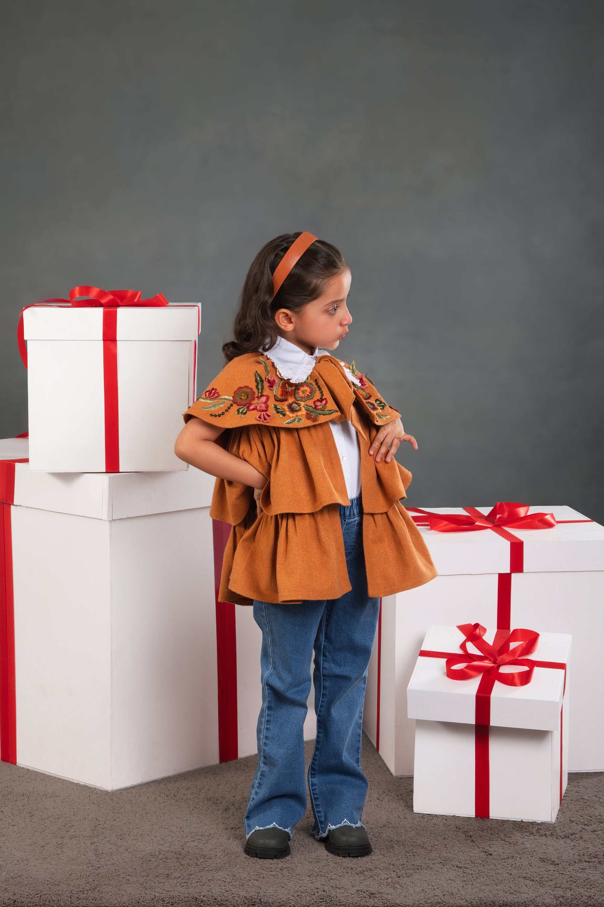 Zuri Embroidered Cape (Sale)