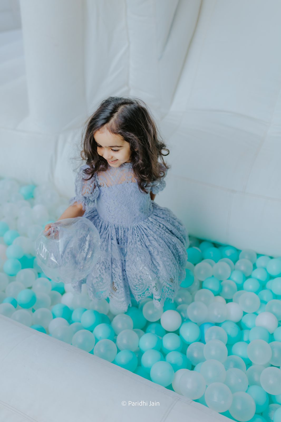 The Audrey Lace Dress (Powder Blue)