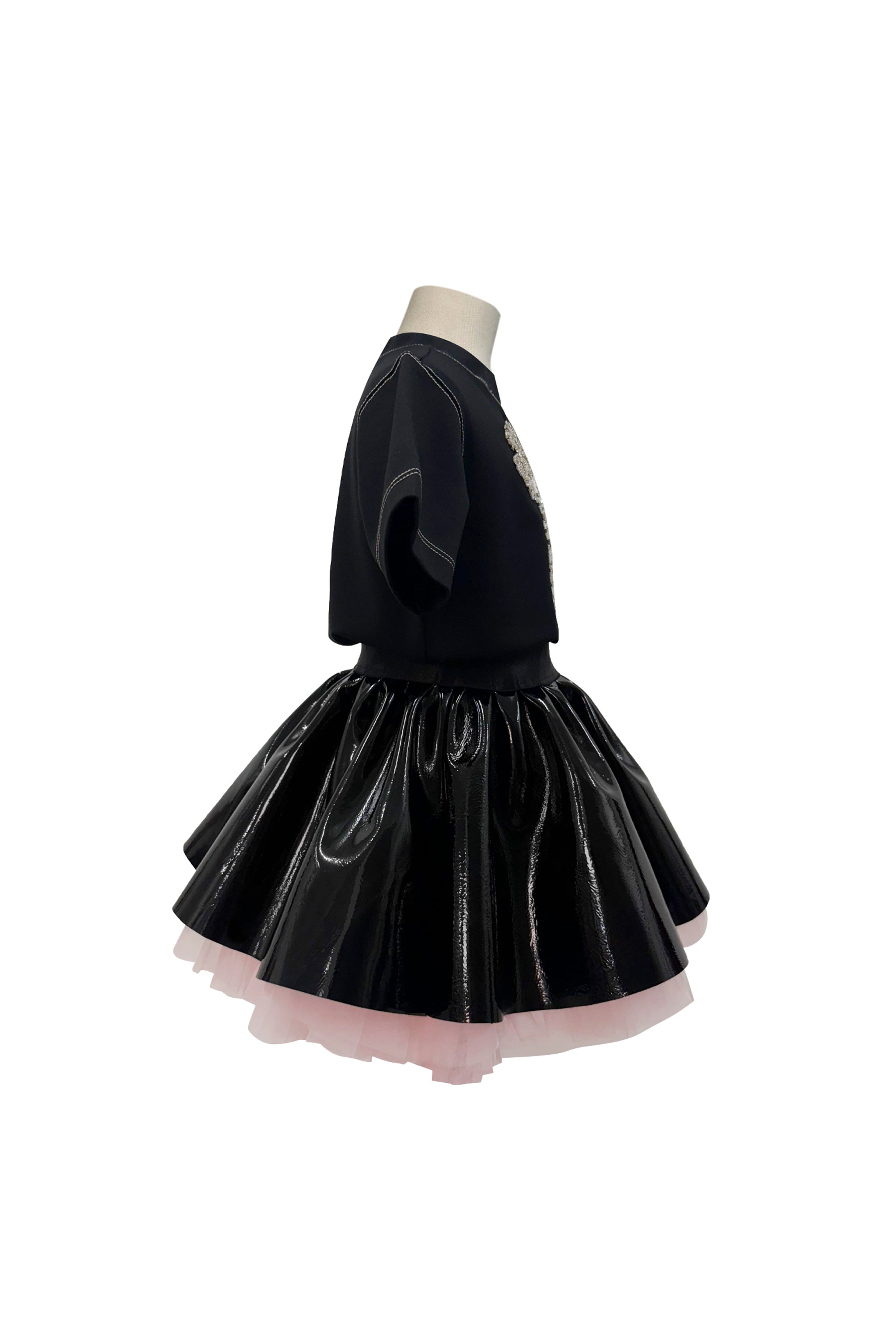 Midnight Bow Skirt & Top Set