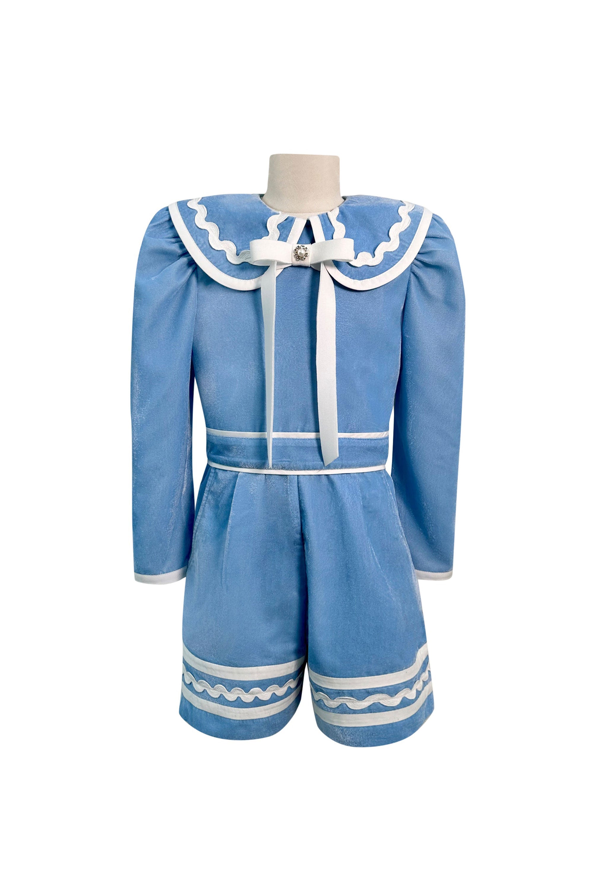The Jamie Velvet Playsuit