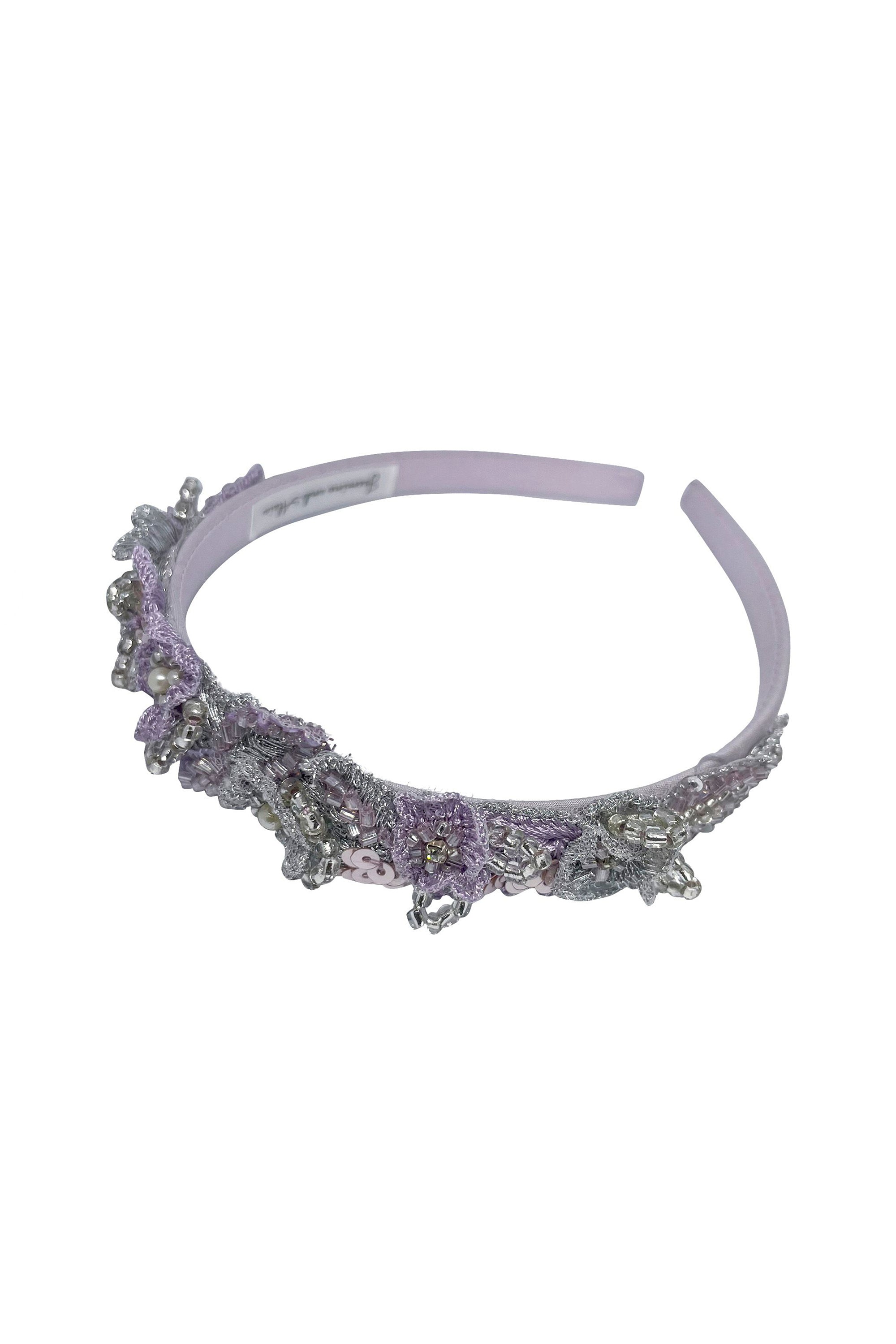 The Alaia Thin Hairband (Purple)
