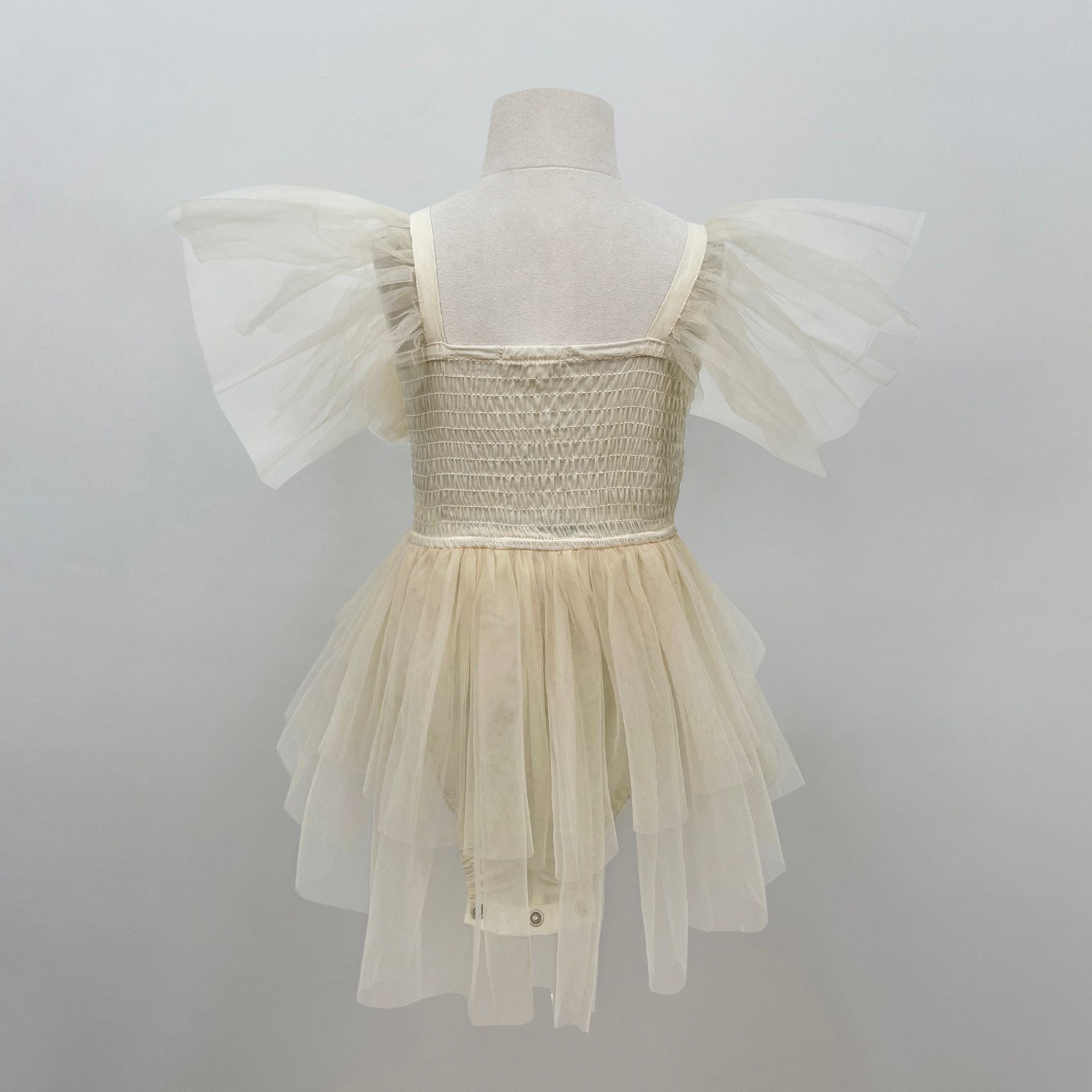 The Ally Tulle Romper (Yellow)