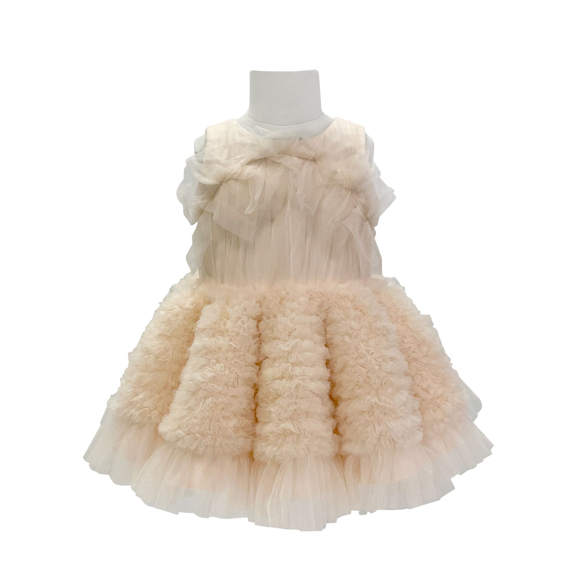The Ariel Tulle Dress (Peach)