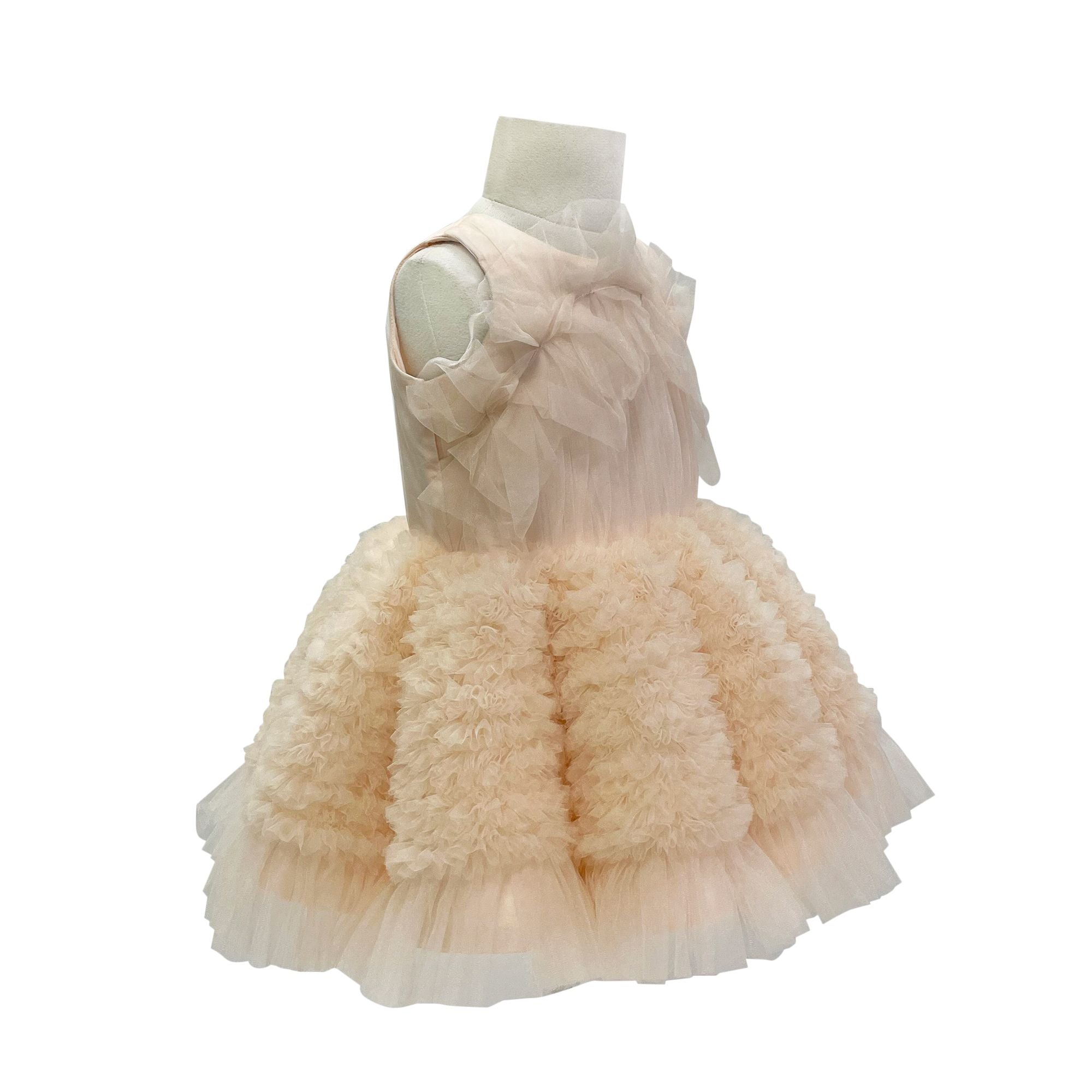 The Ariel Tulle Dress (Peach)