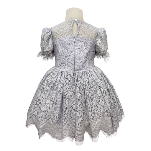 The Audrey Lace Dress (Powder Blue)