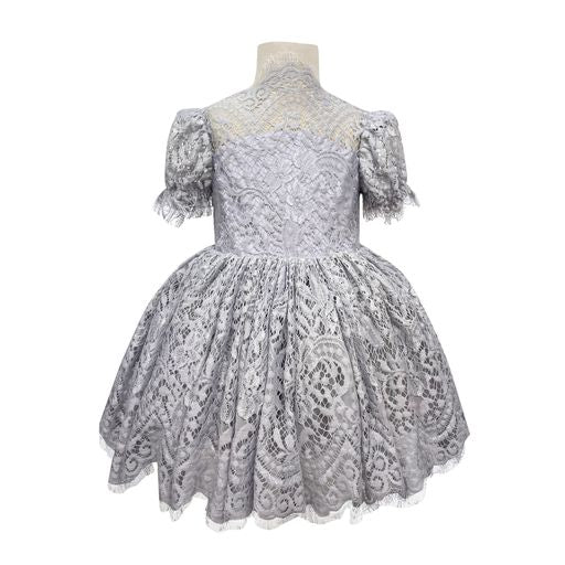 The Audrey Lace Dress (Powder Blue)