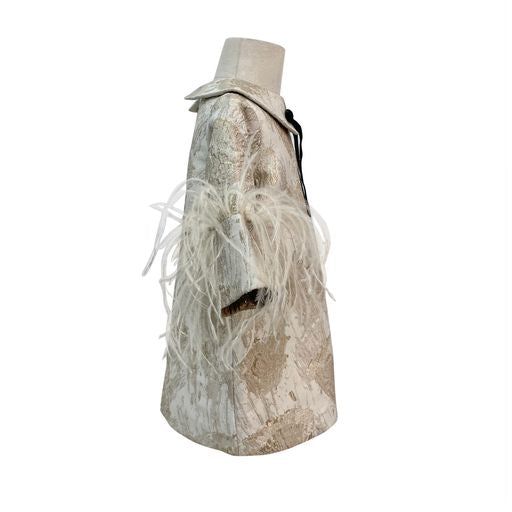 The Brocade Royale Dress (Beige)