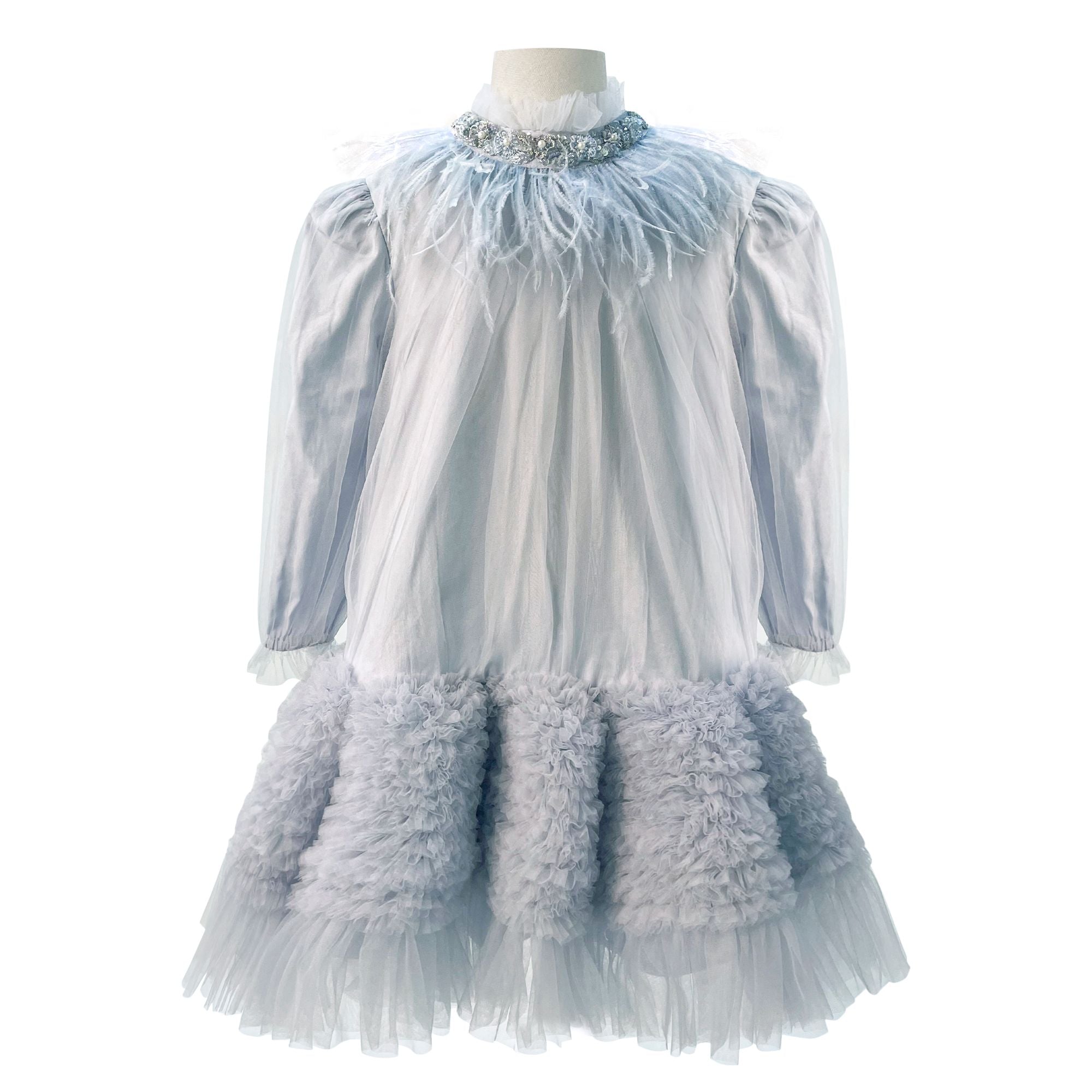 The Camille Tulle Dress (Blue)