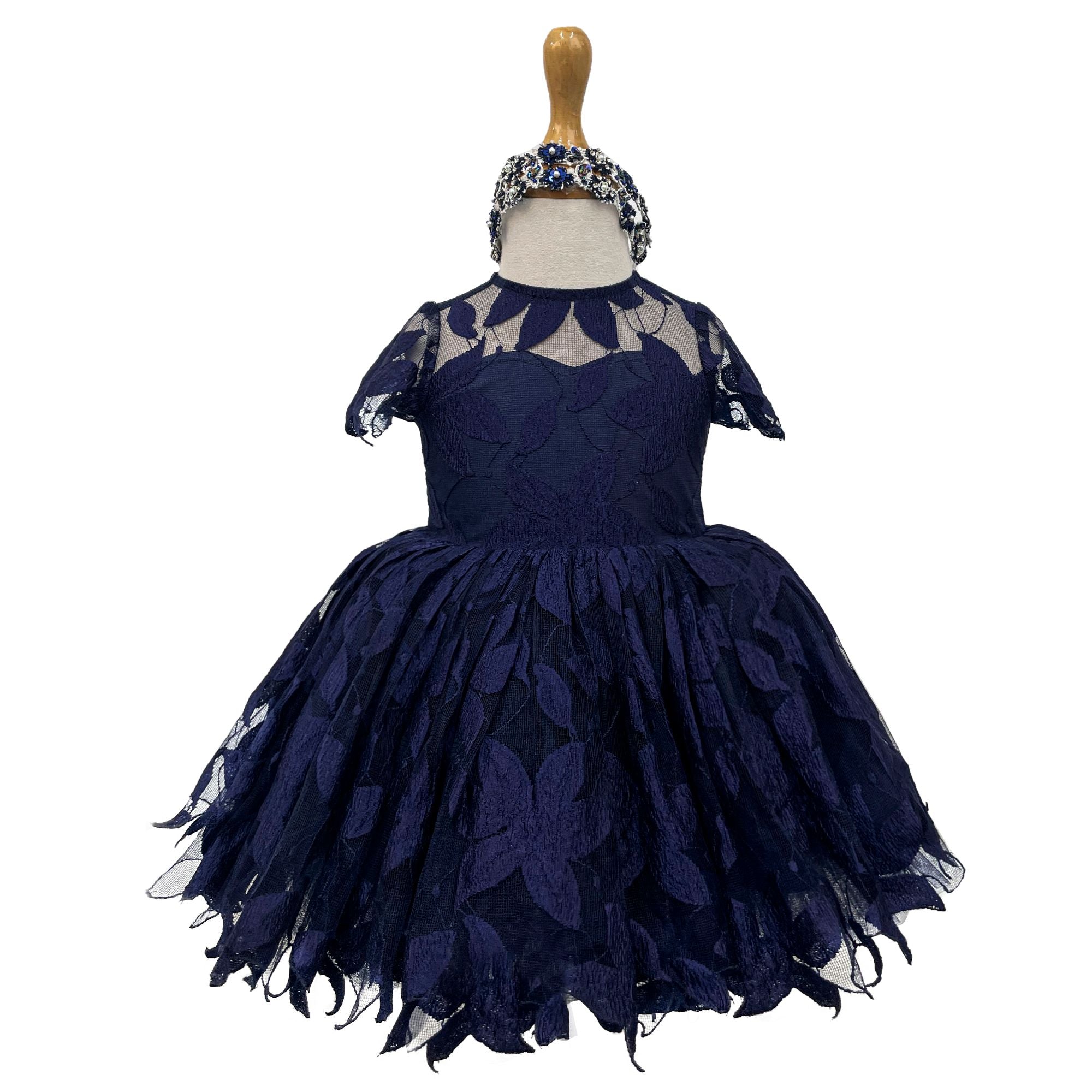 The Elsa Dress (Navy Blue)