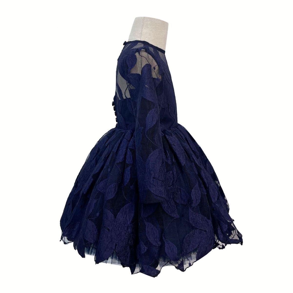 The Elsa Dress in Full Sleeves (Navy Blue)