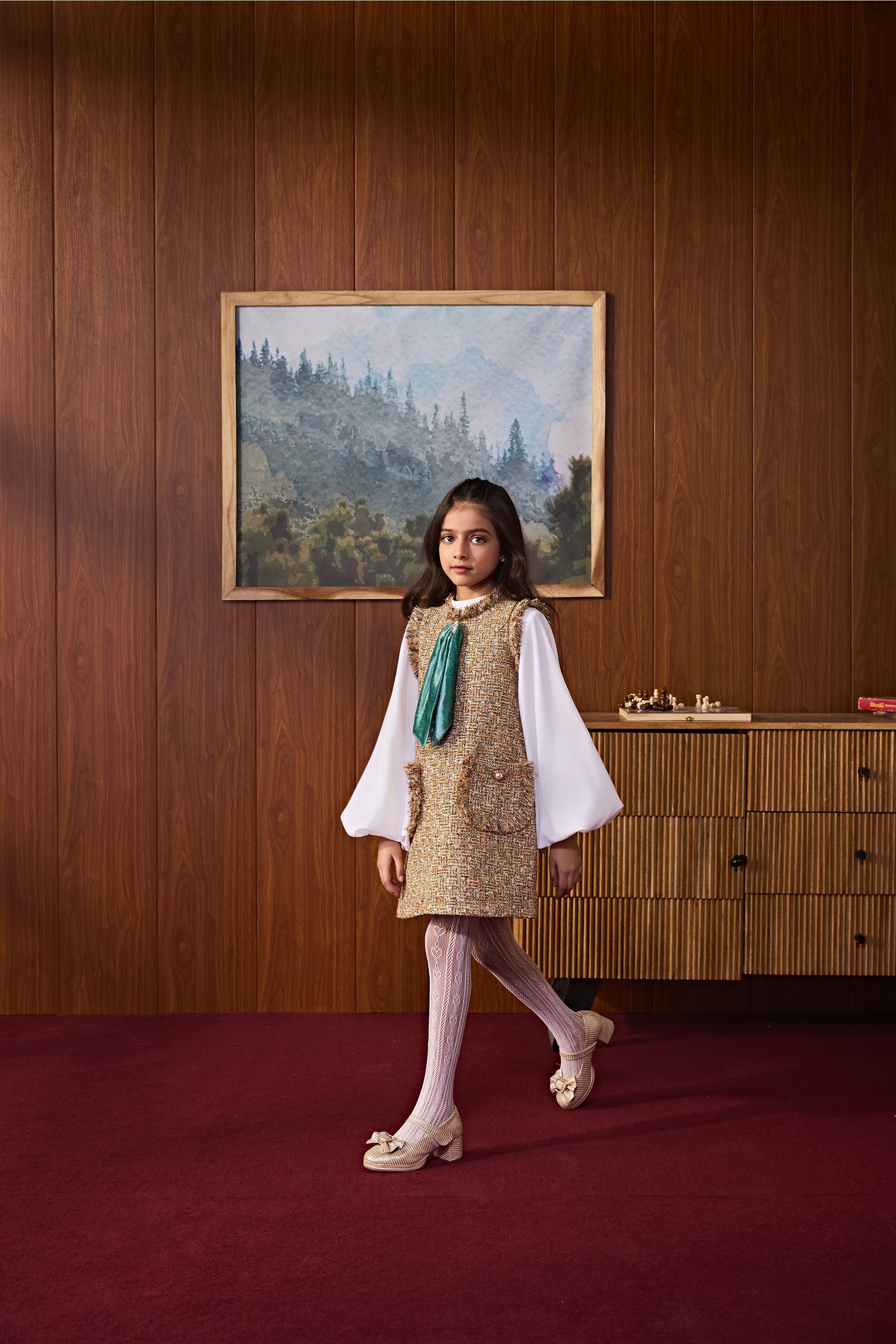 Frostine Tweed Dress