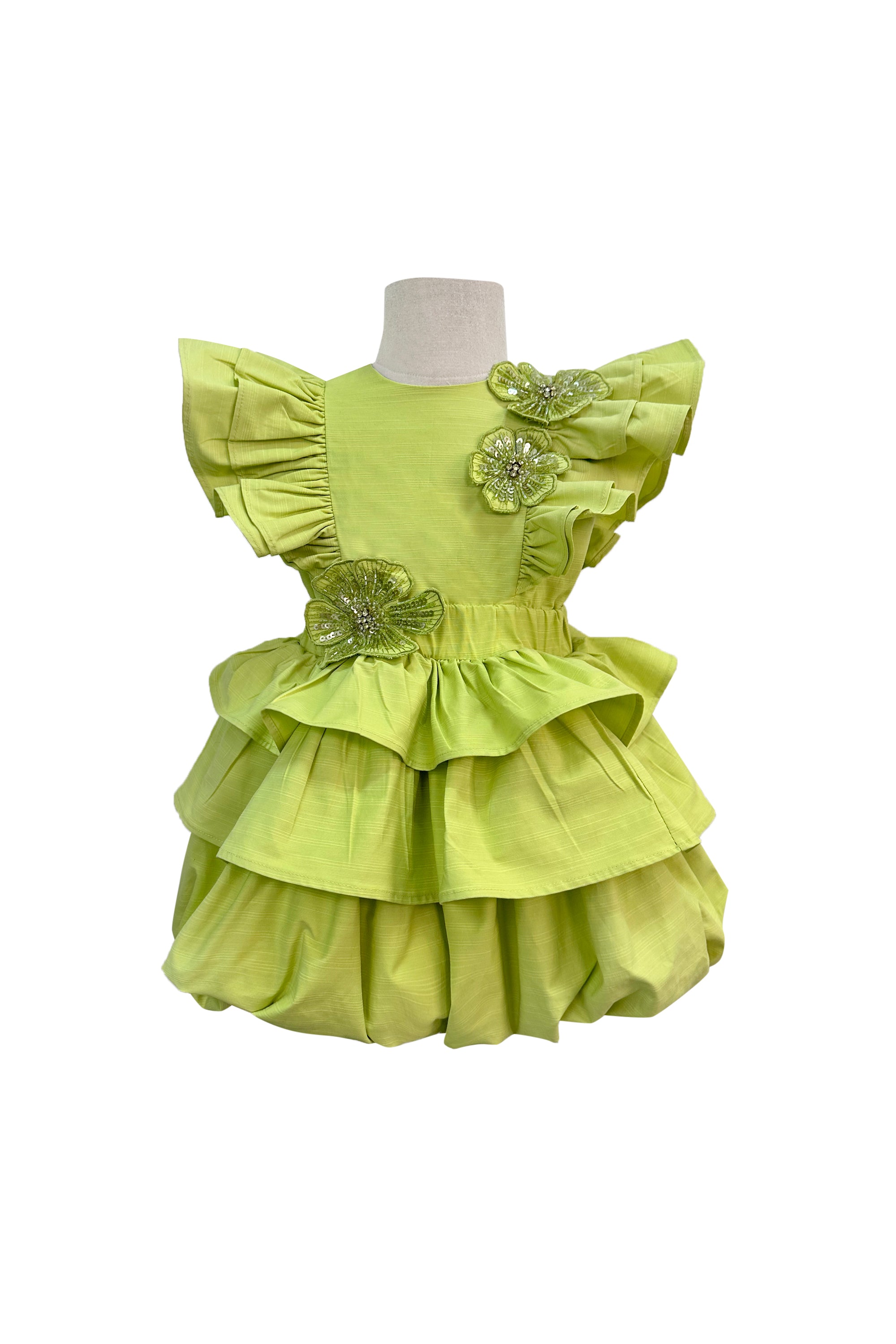 The Melody Dress (Lime Green)
