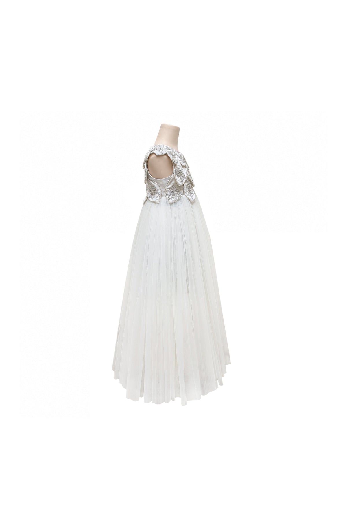 The Coriselle Petal Gown (White)