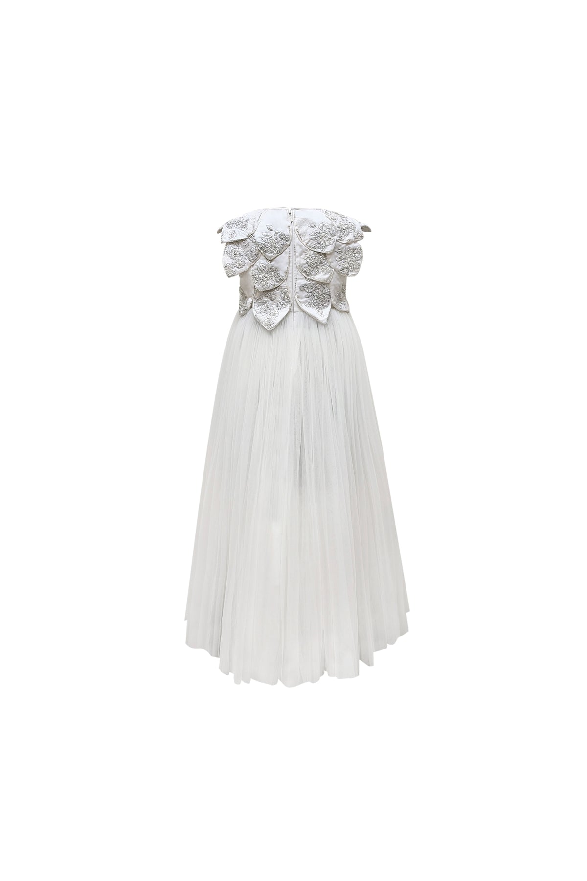 The Coriselle Petal Gown (White)