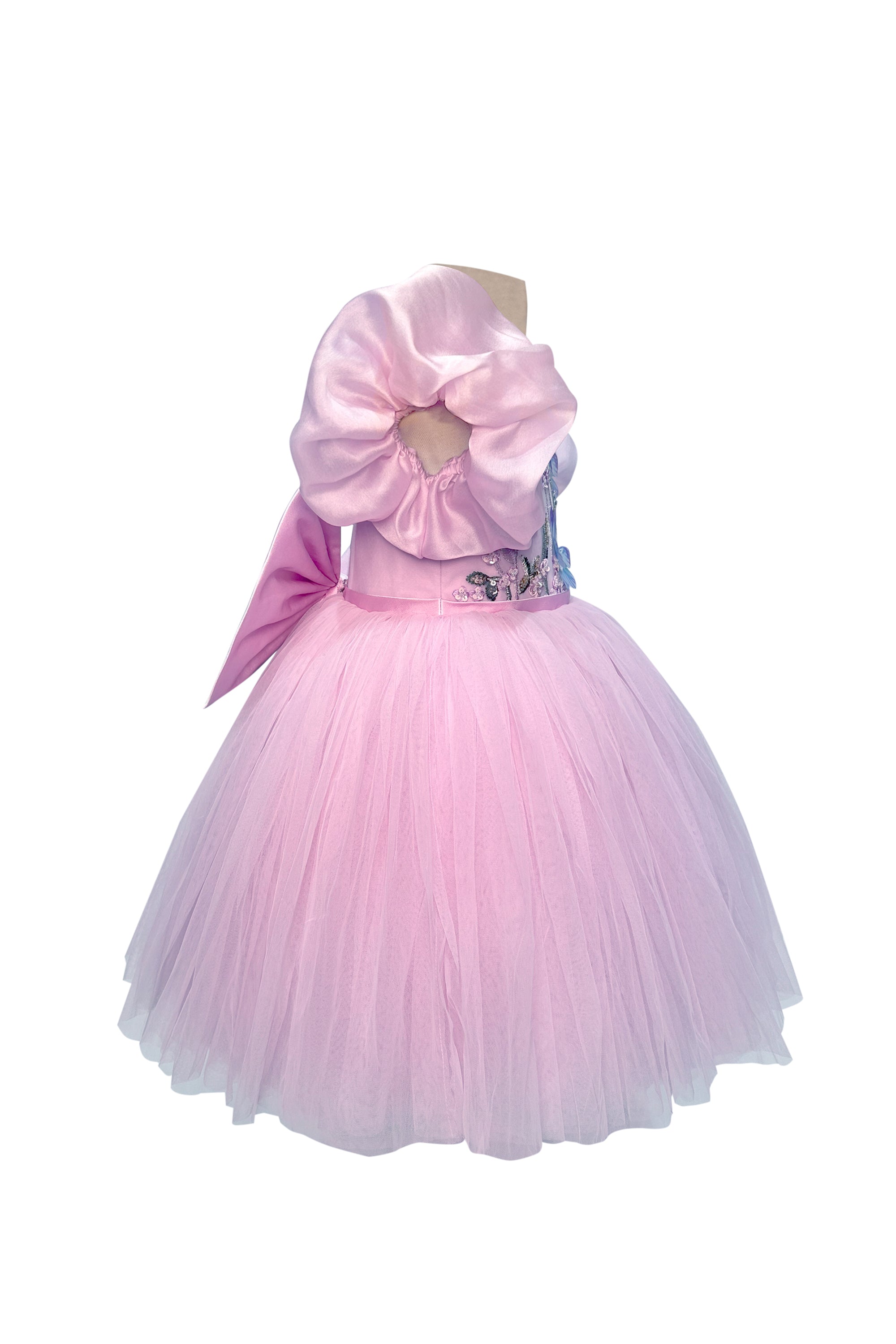 Isabella Tulle Dress with Sleeves