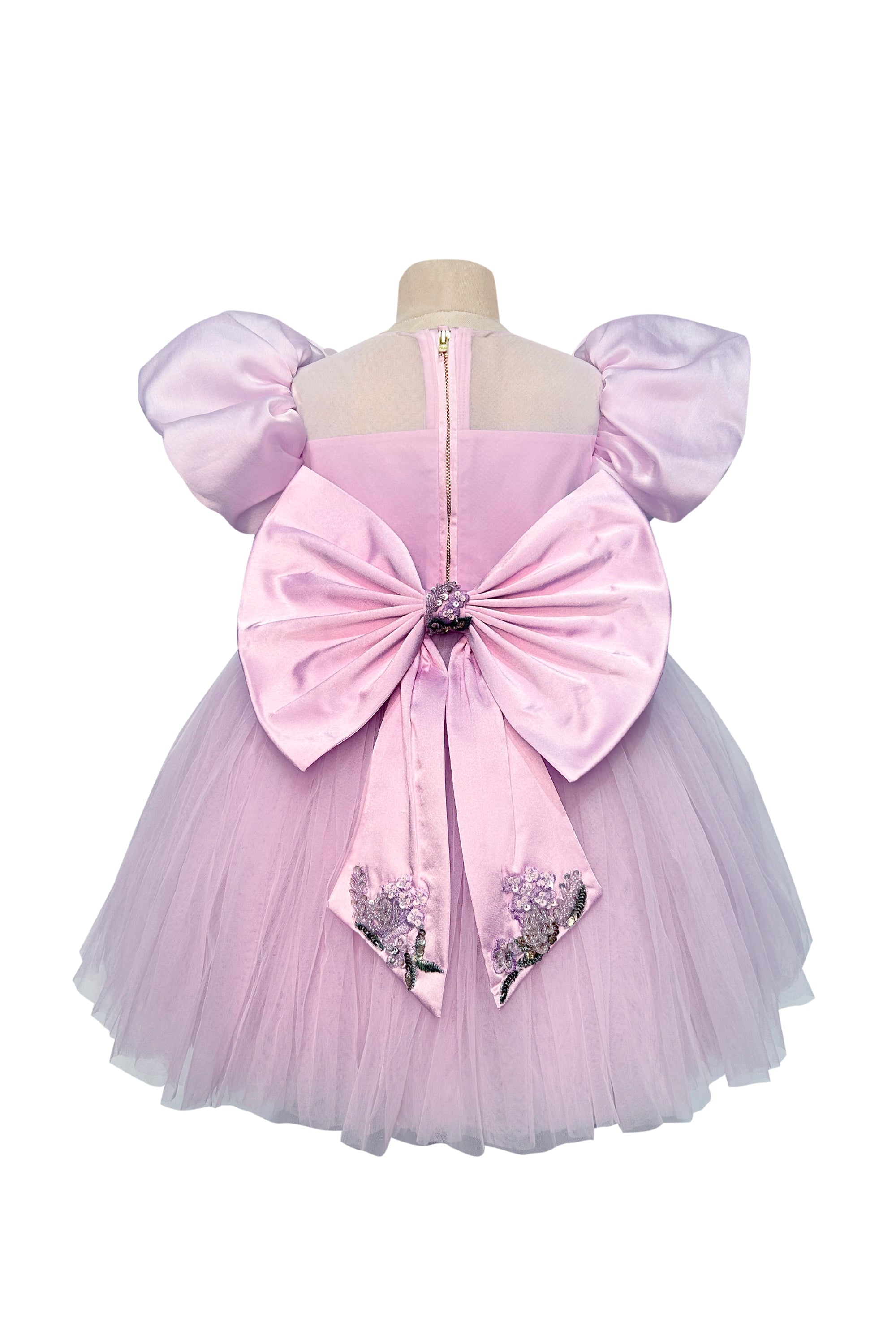 Isabella Tulle Dress with Sleeves