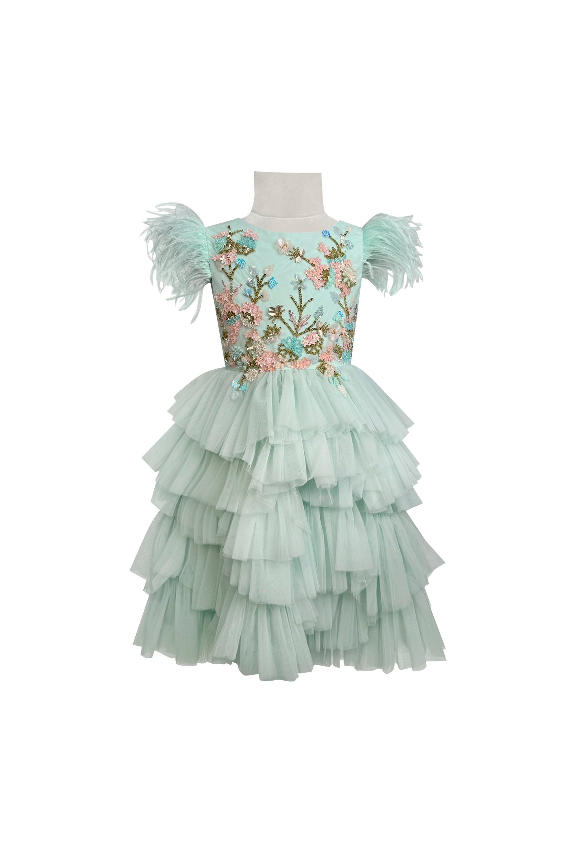 Mary Tulle Midi Dress