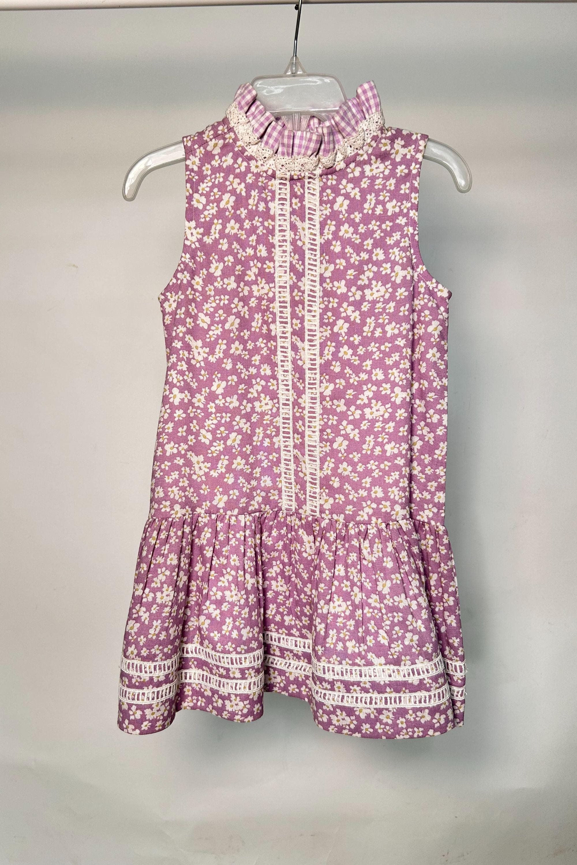 Purple Printed Dress (Sale)