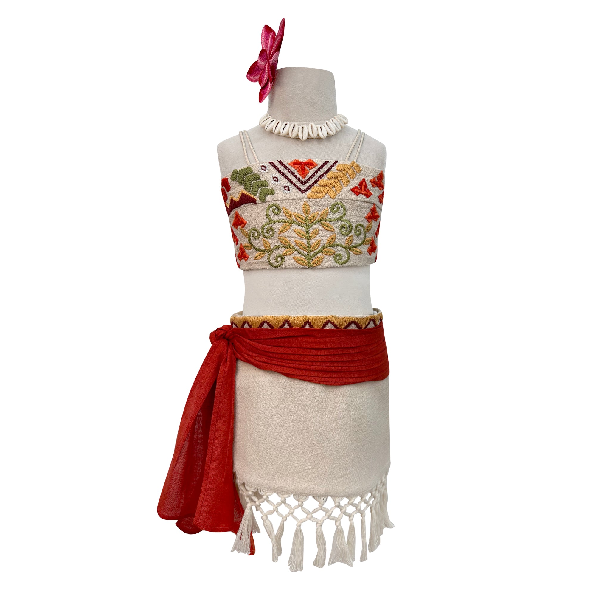 The Moana Crop Top & Skirt
