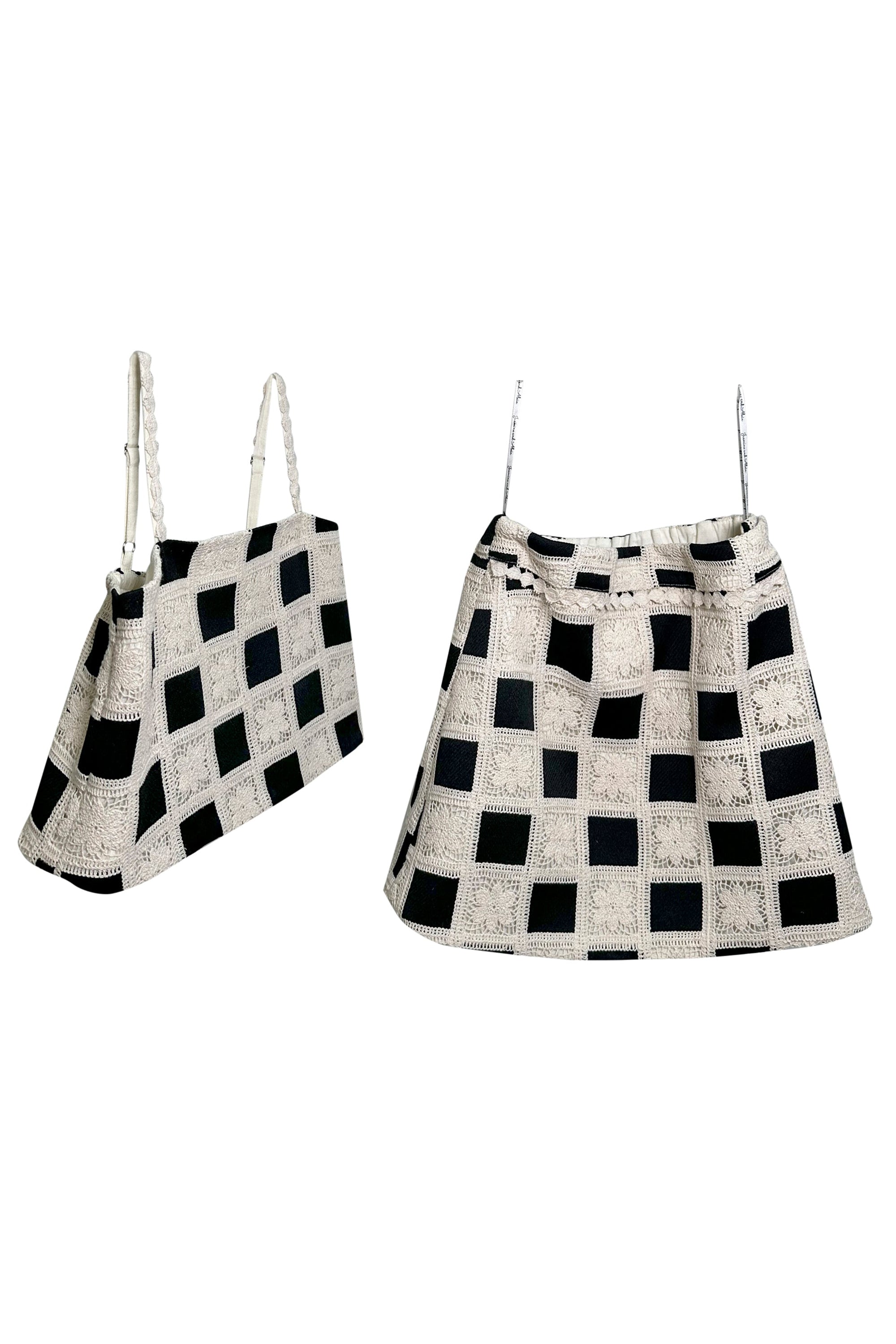 Crochet Crop Top & Skirt Set