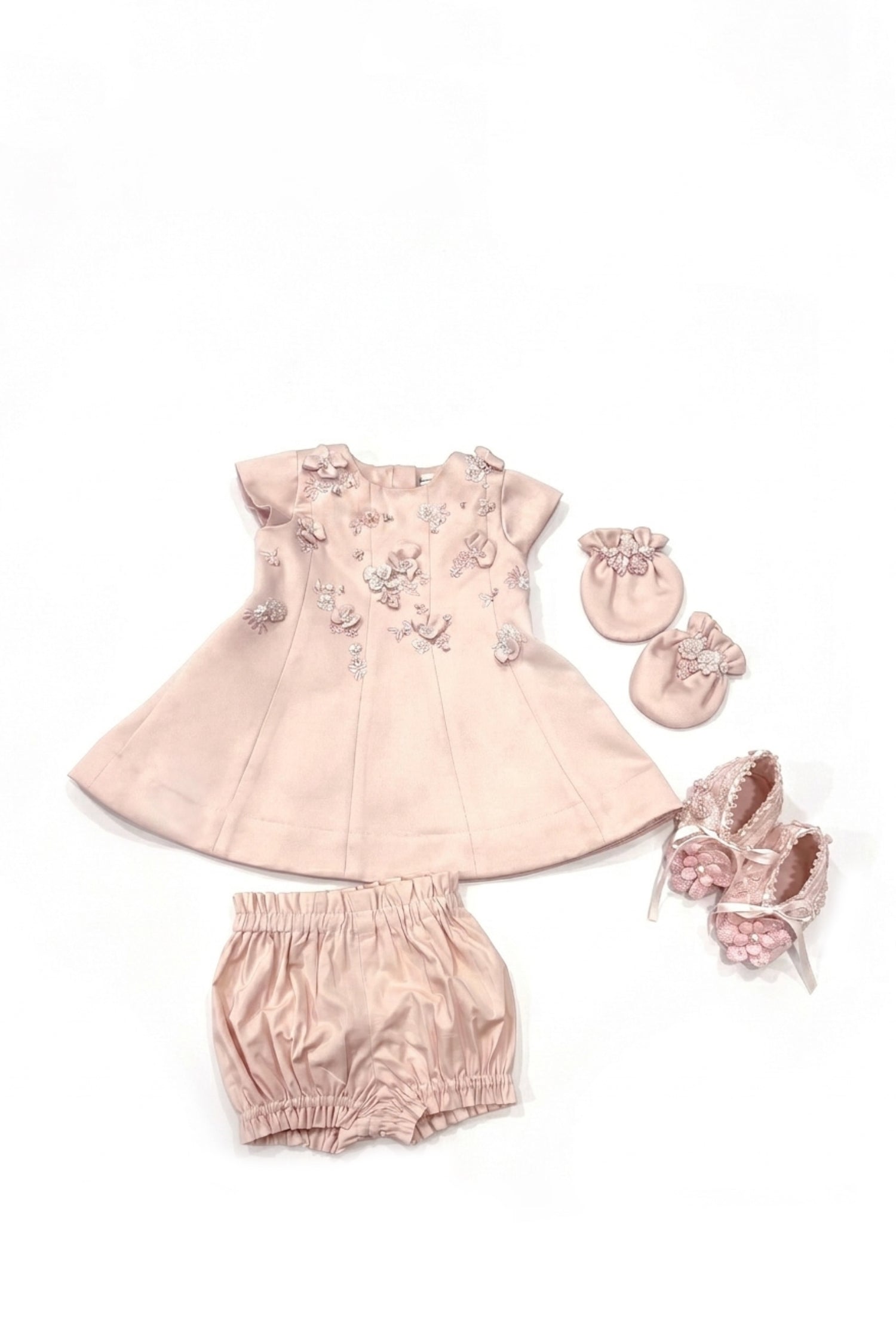 Erica Dusty Pink Baby Set