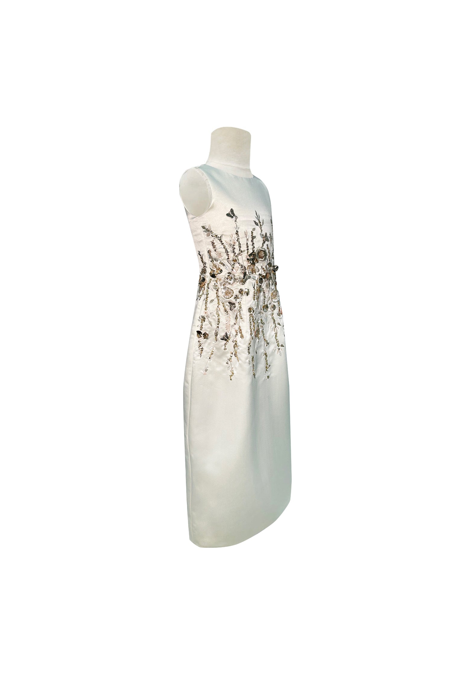 The Celestia Gold Long Dress