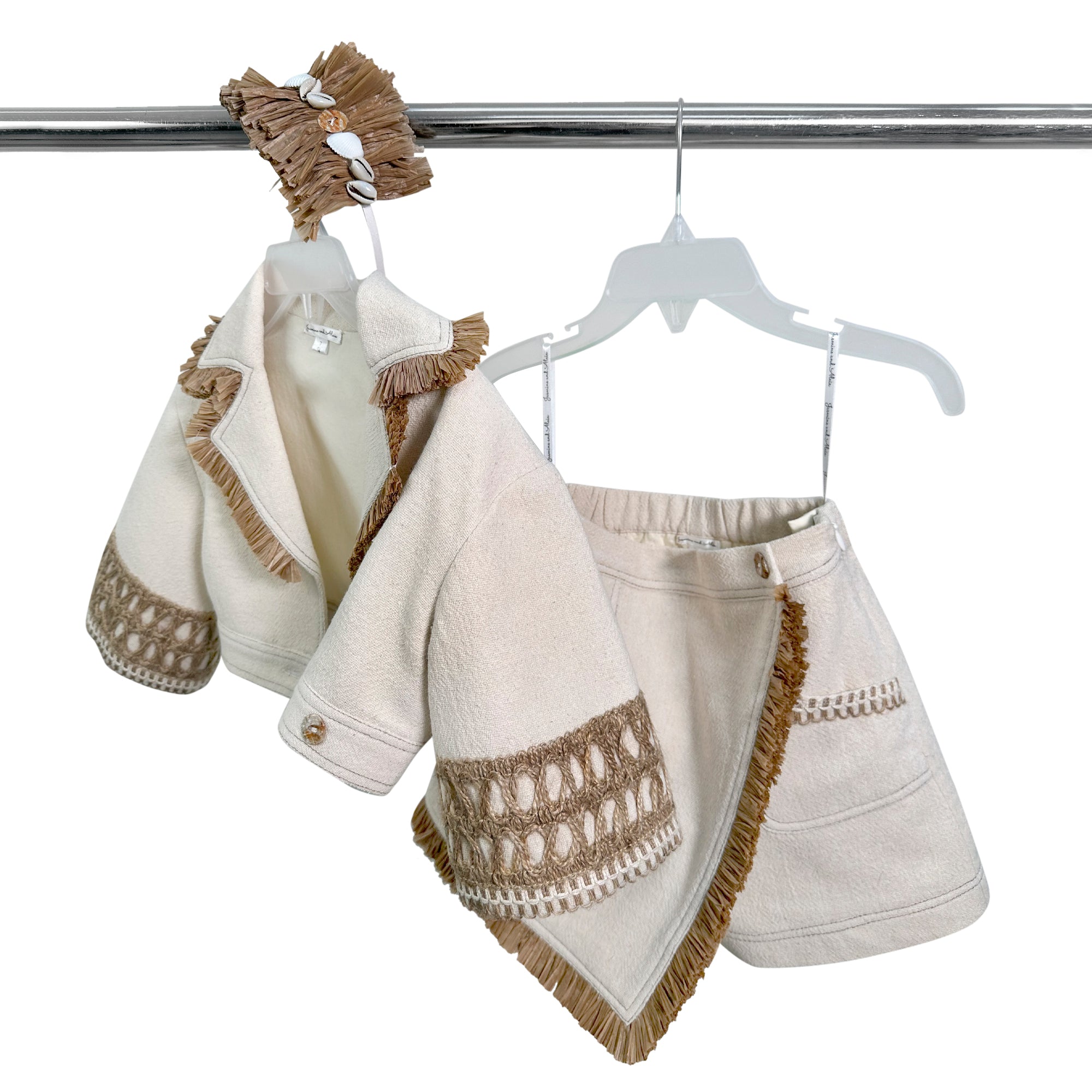 The Rafia Jacket and Skort Set