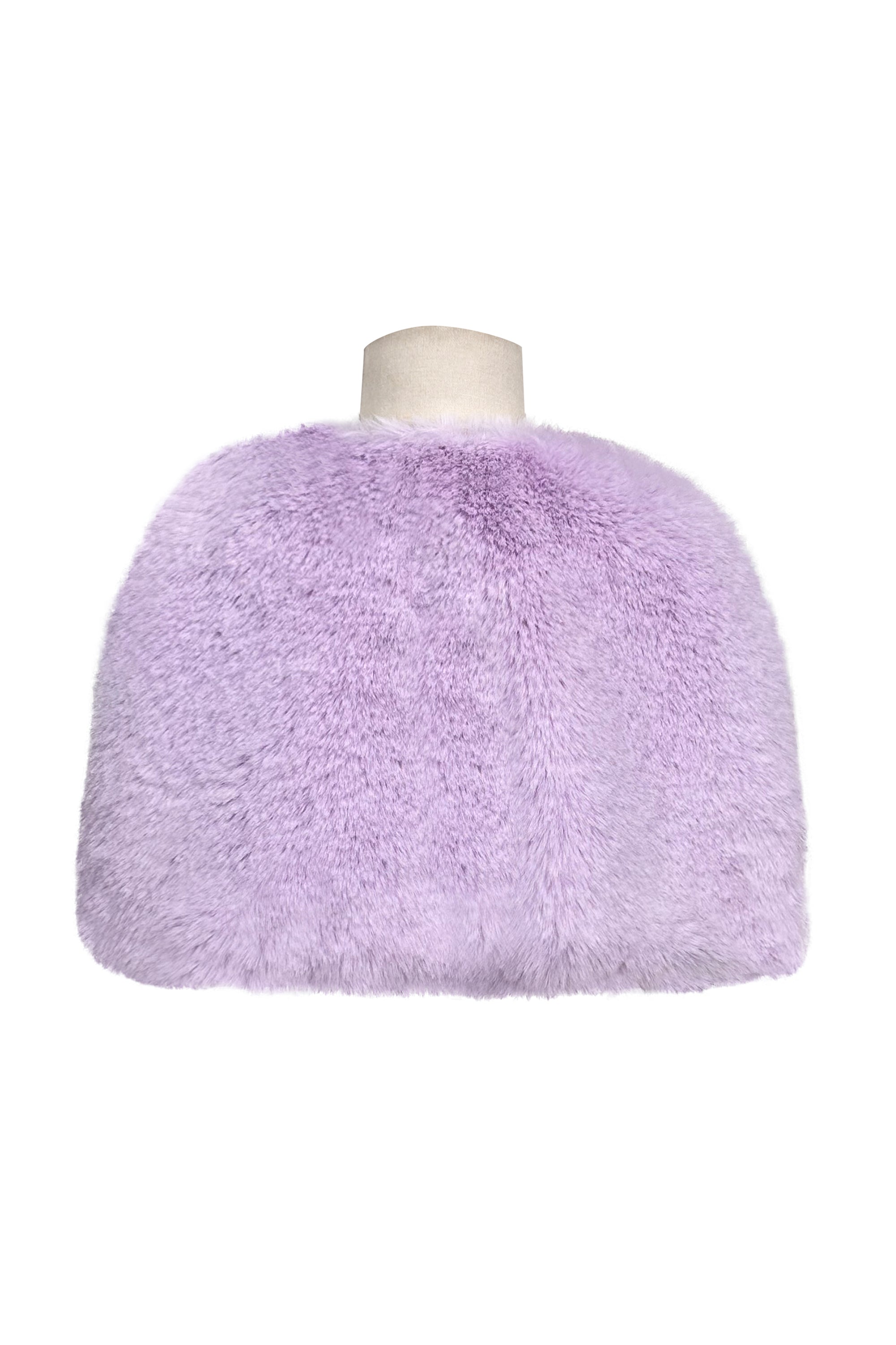Purple Fur Cape