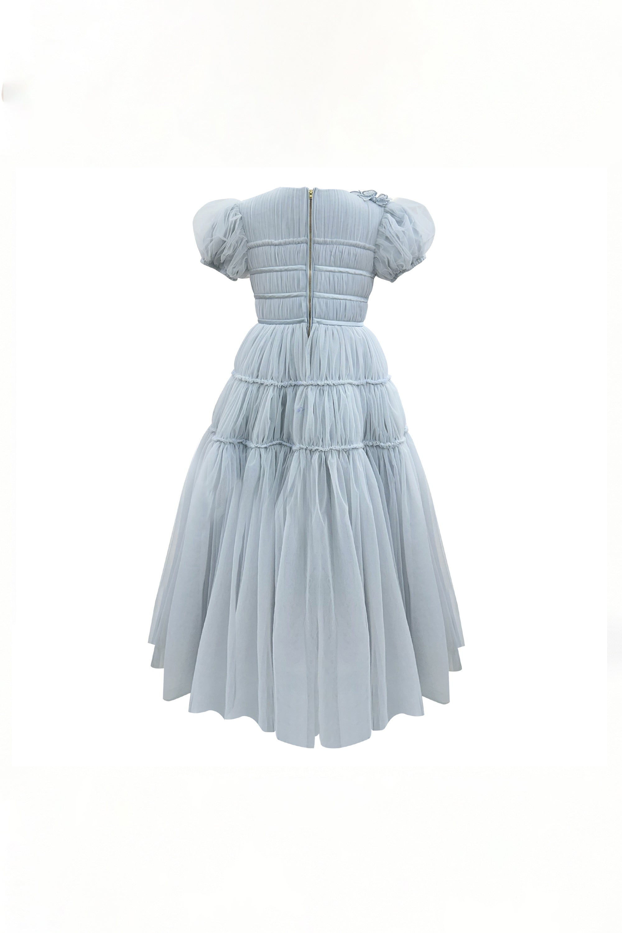 The Paula Tulle Gown (Powder Blue)