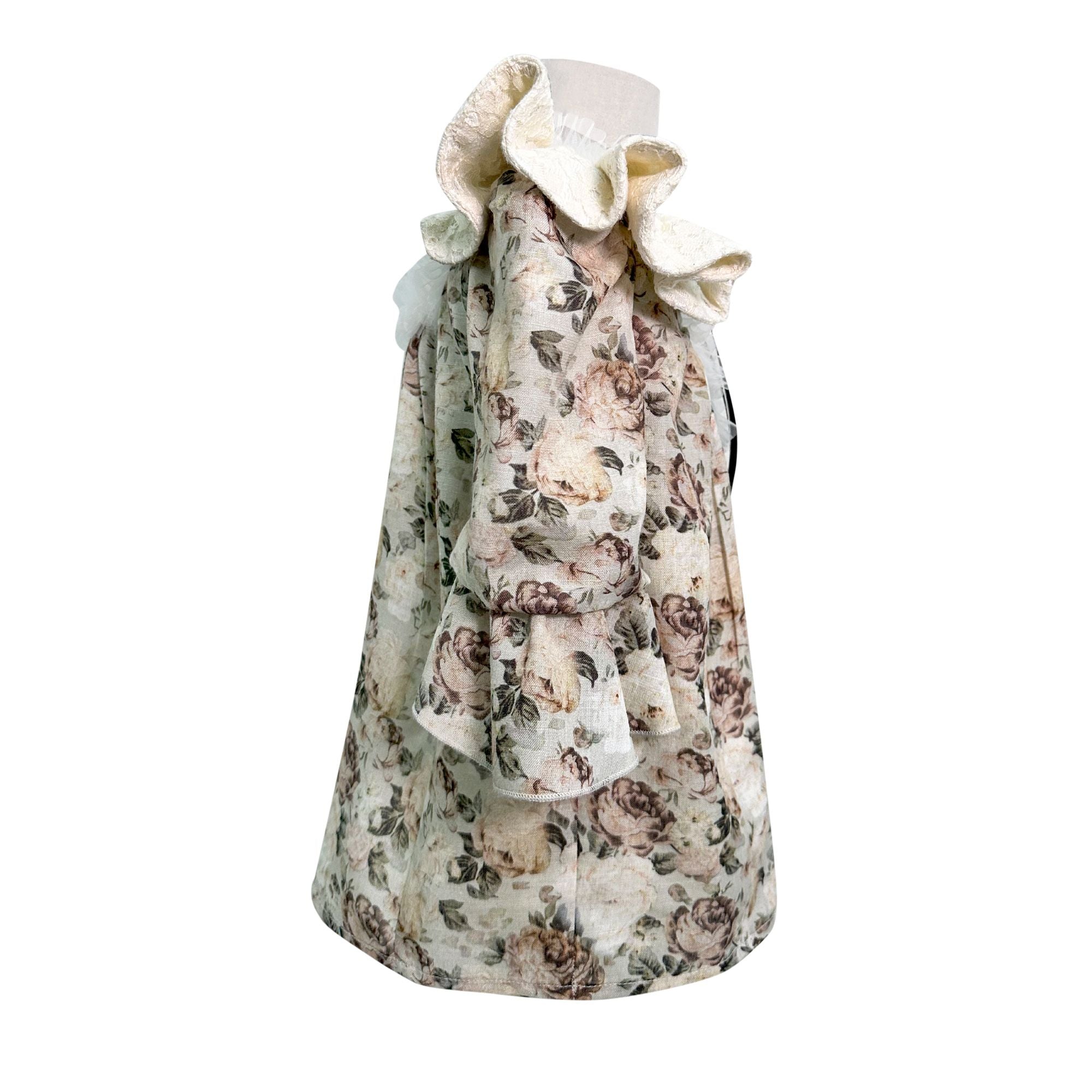 Green Print Bennet Royalty Dress