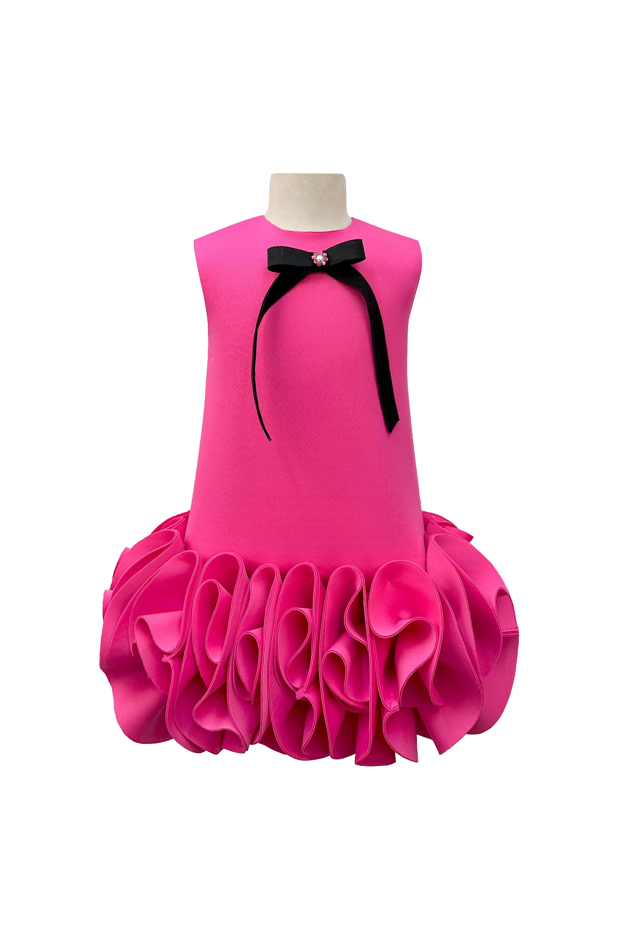 The Nicole Dress (Hot Pink) (Sale)