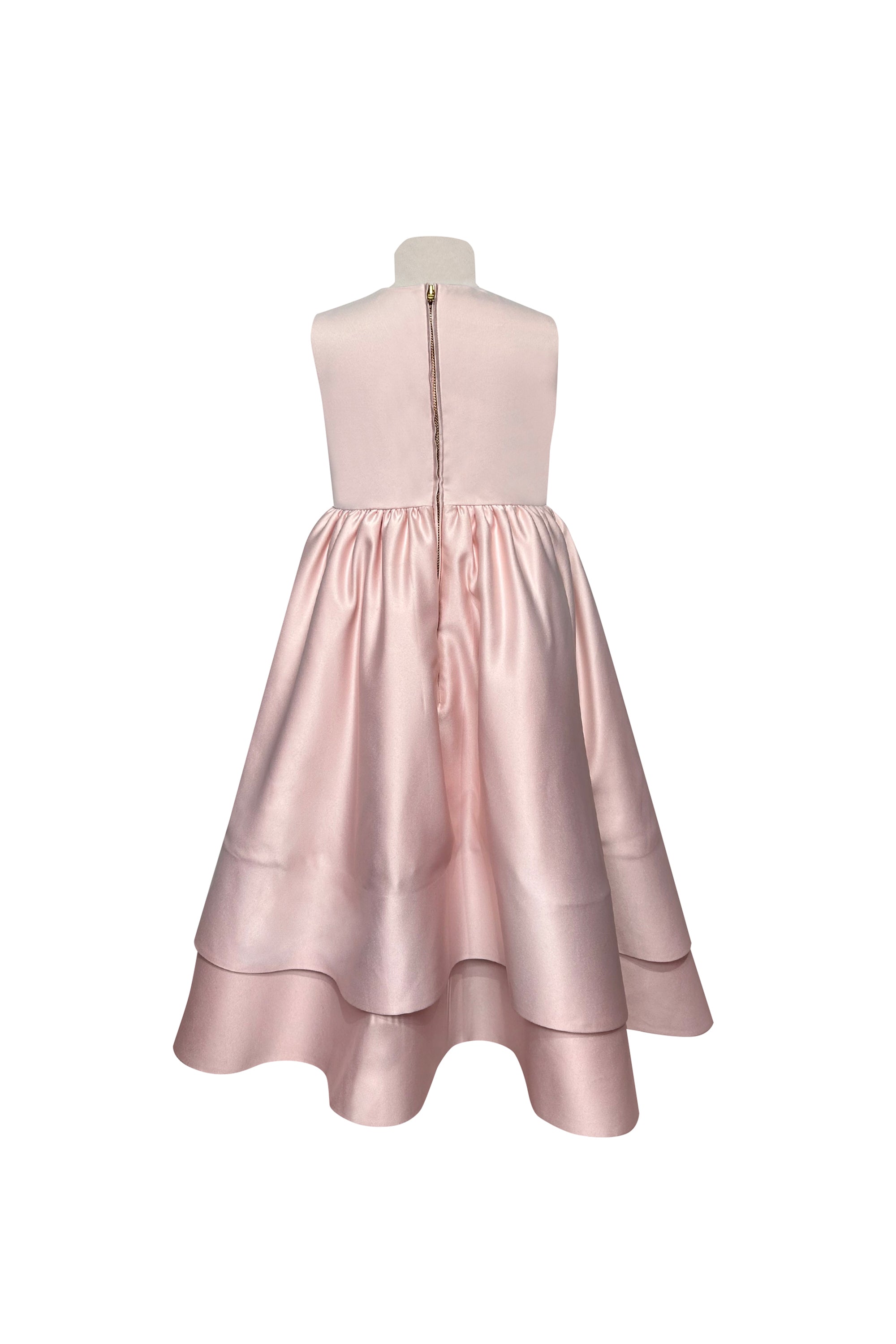 Fiza Pink Satin Dress