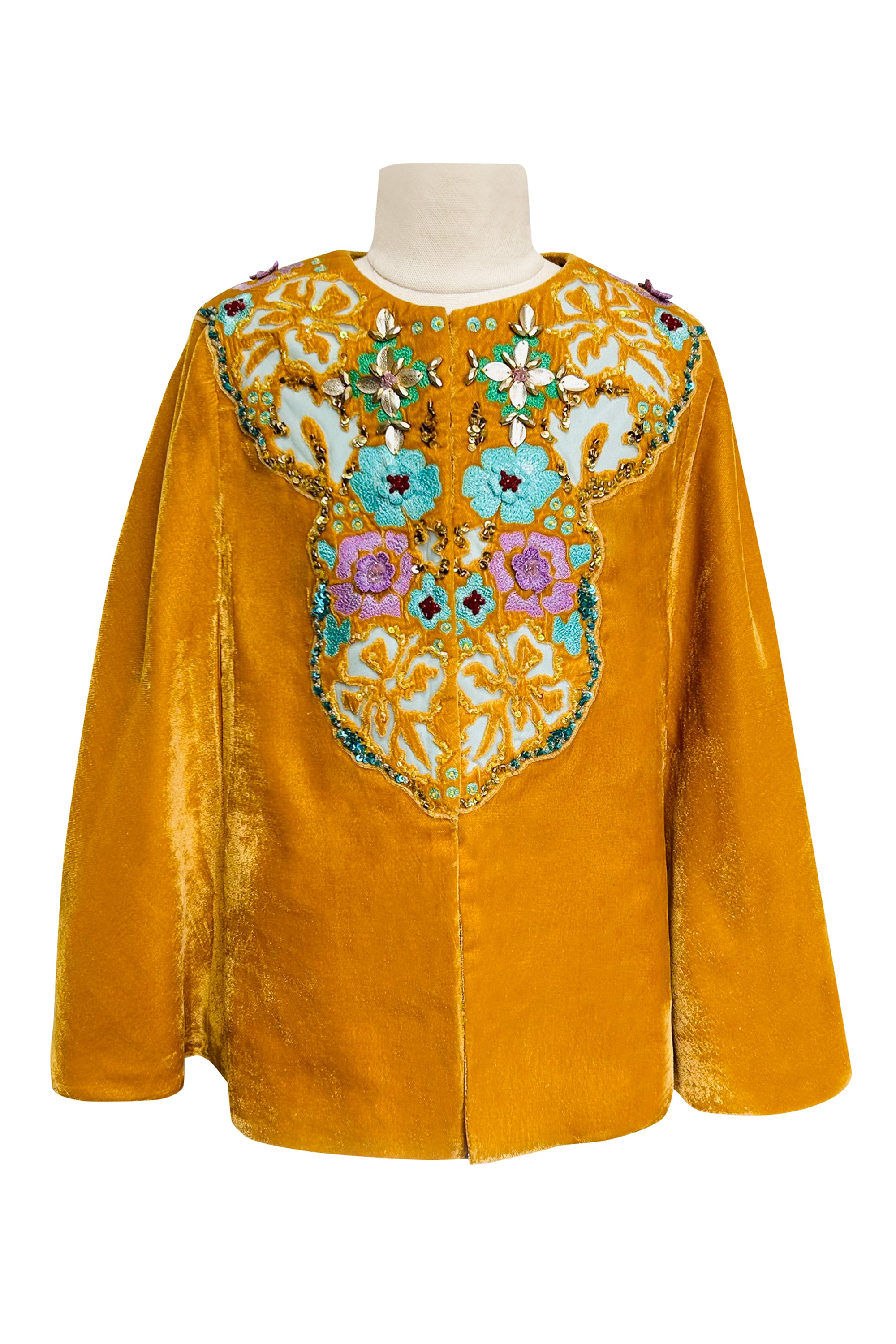 Zoey Yellow Cape