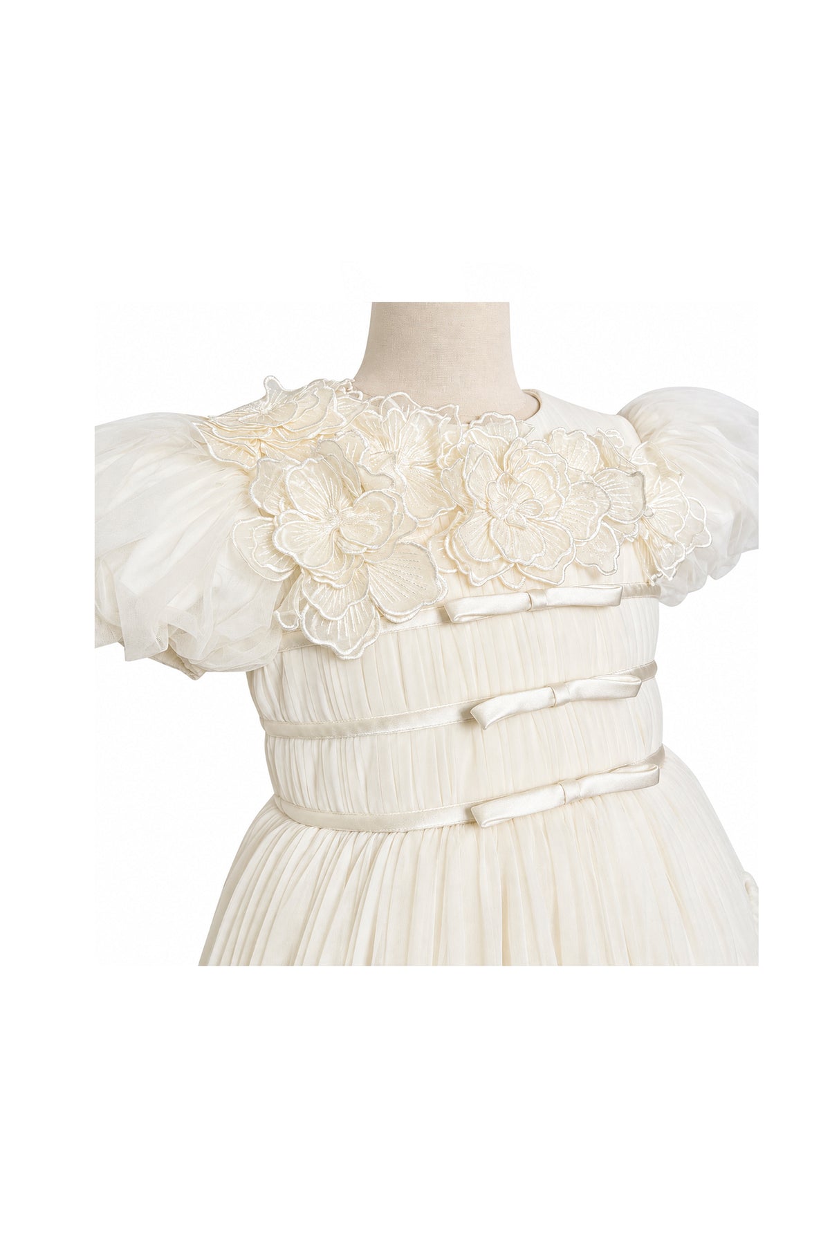 The Paula Tulle Gown (Off-White)