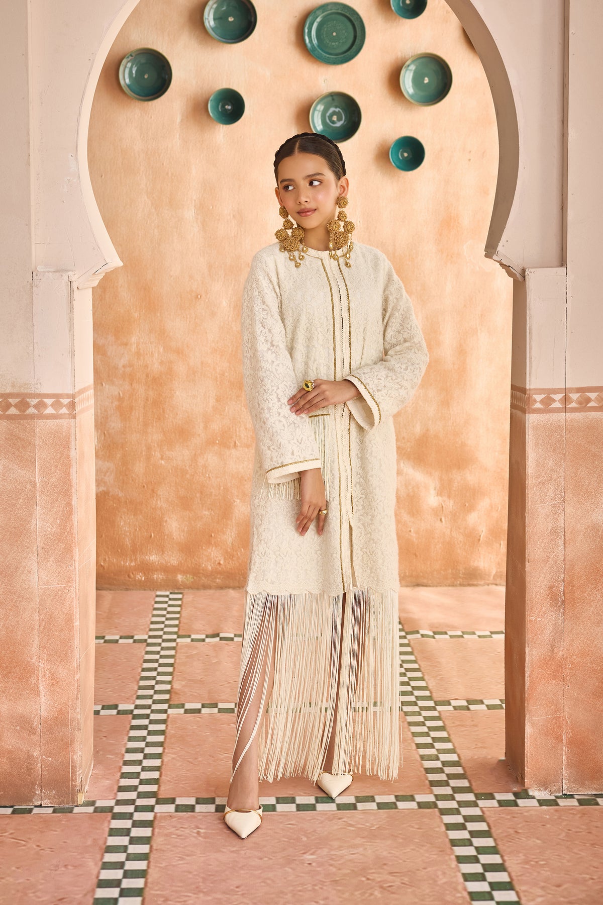 Izel Fringe Lace Jacket