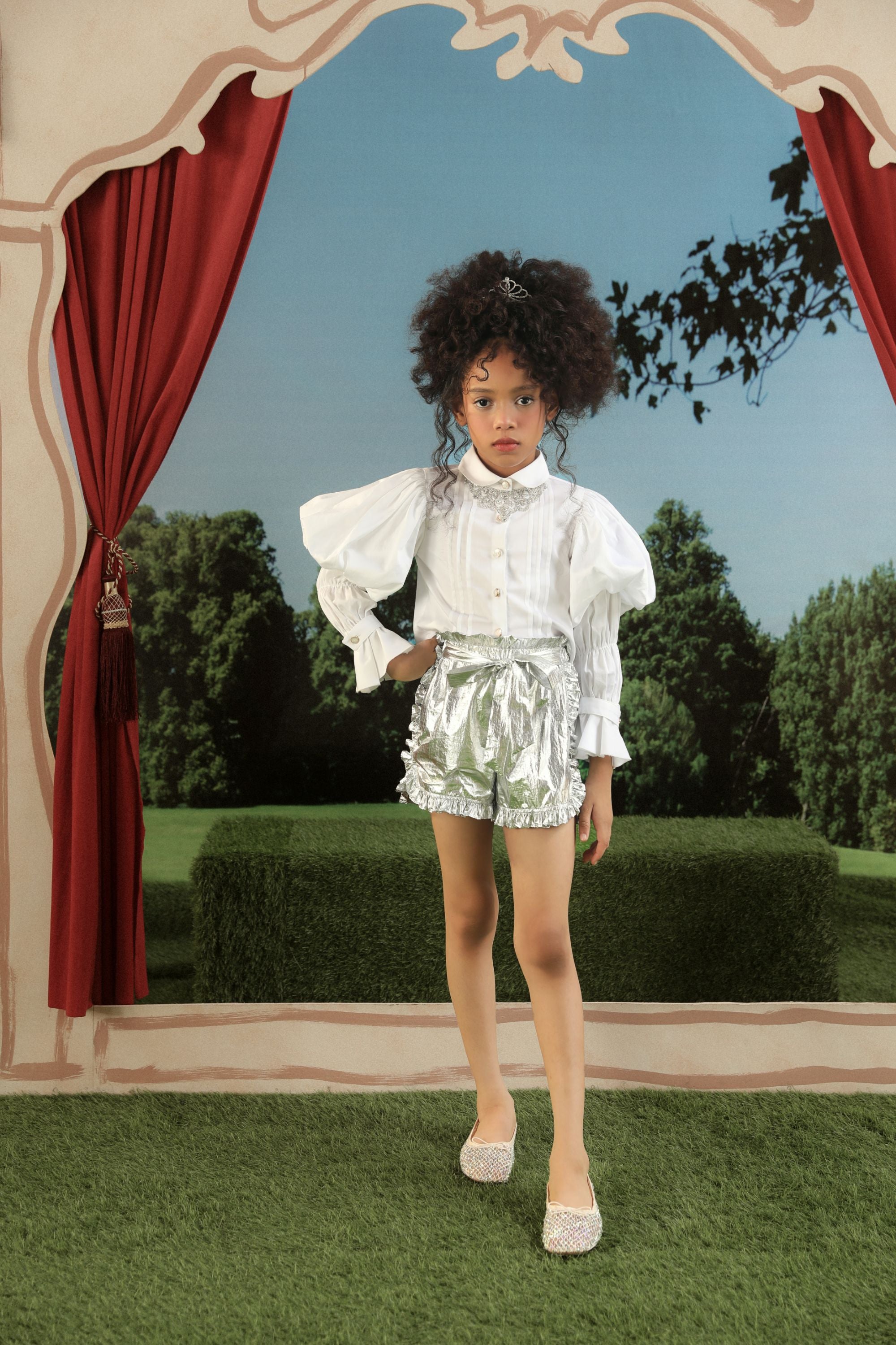 The Silver Frezza Shorts & Cindy Shirt Set