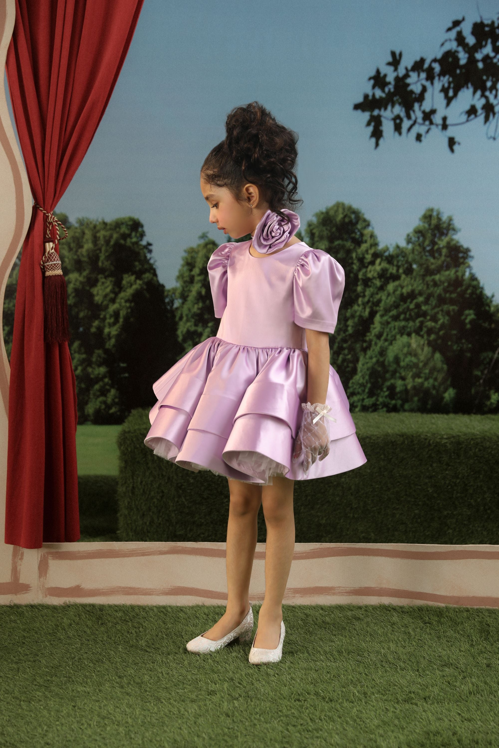 The Cressida Satin Dress (Sale)