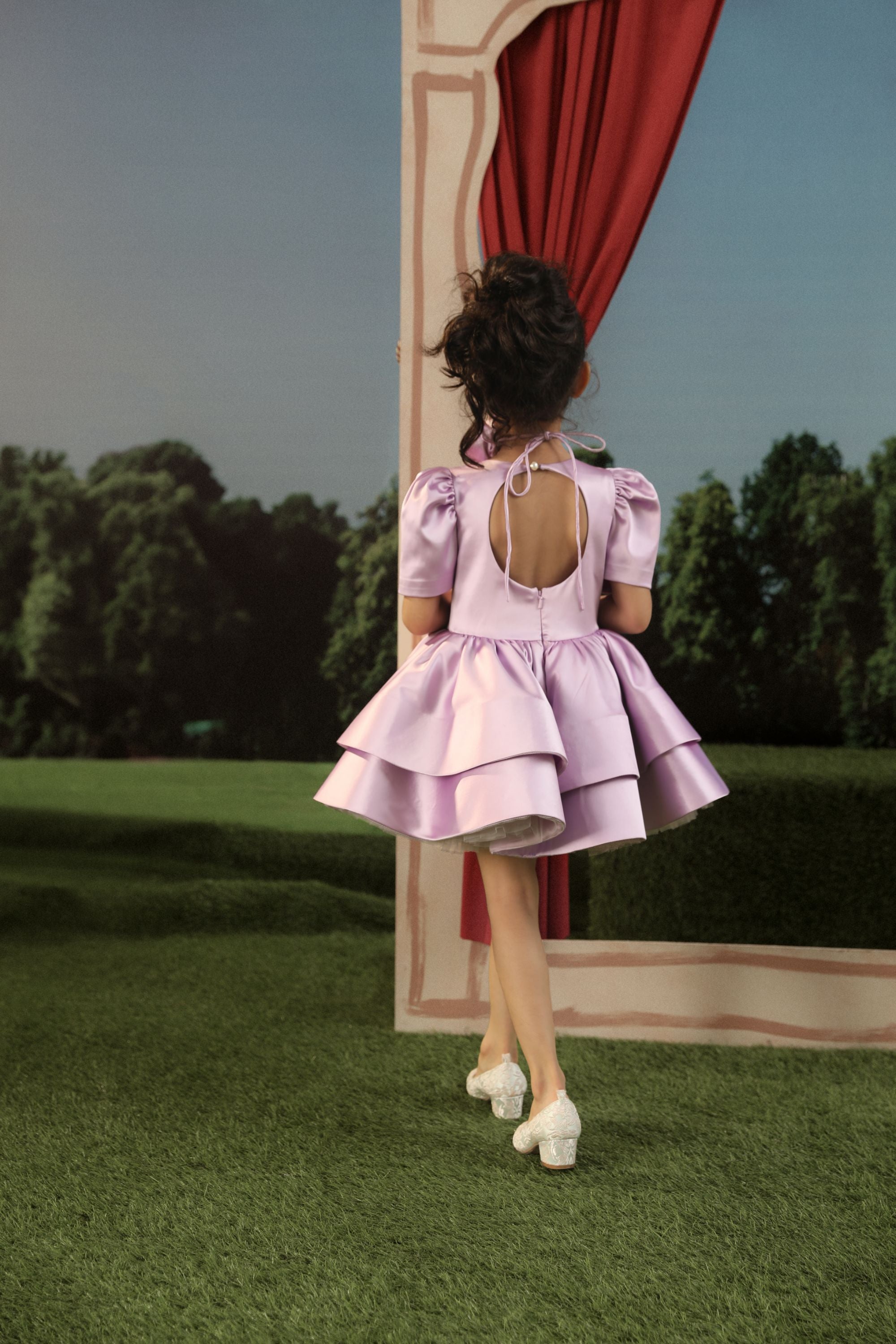 The Cressida Satin Dress (Sale)