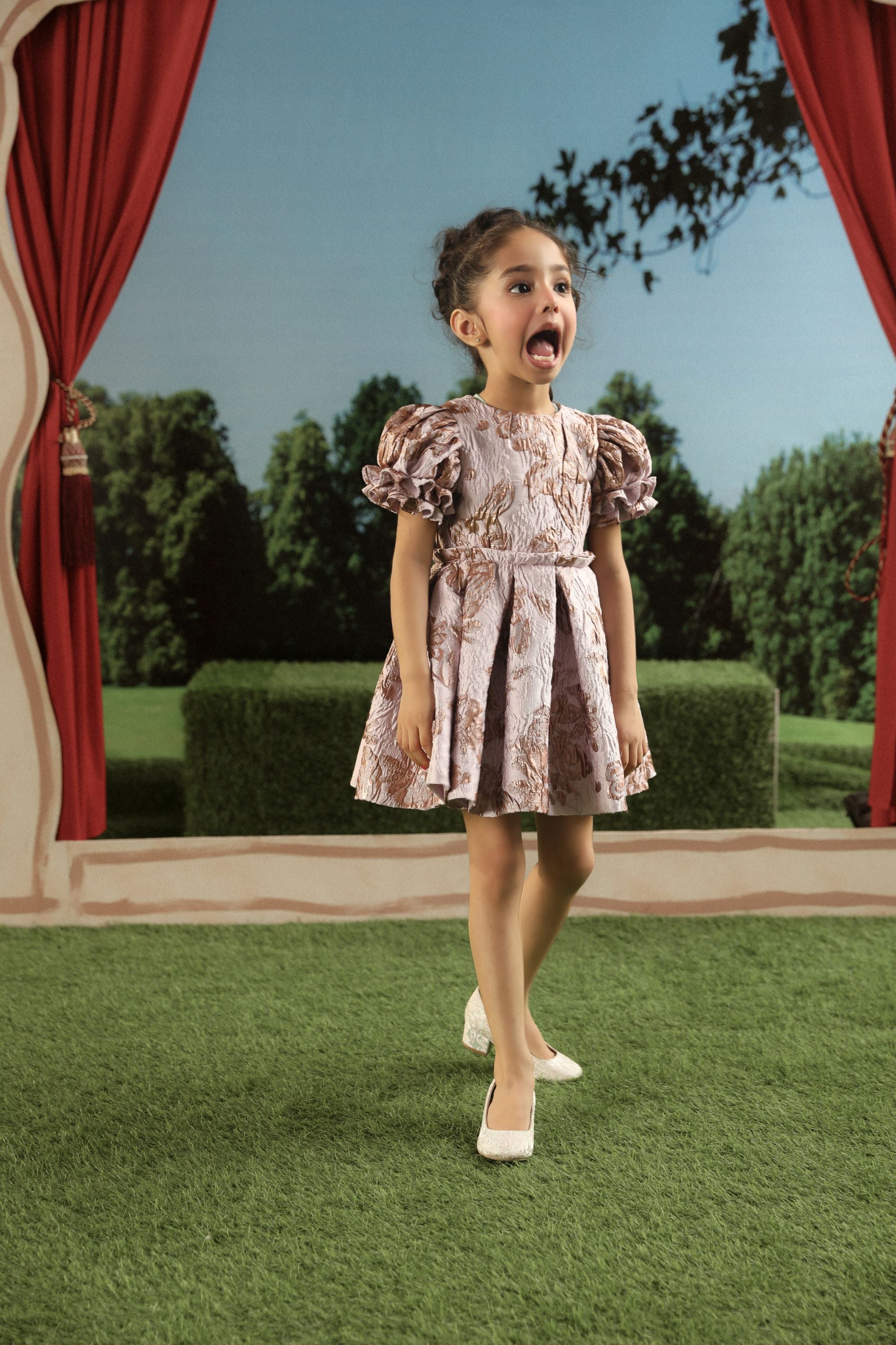 The Julie Brocade Dress