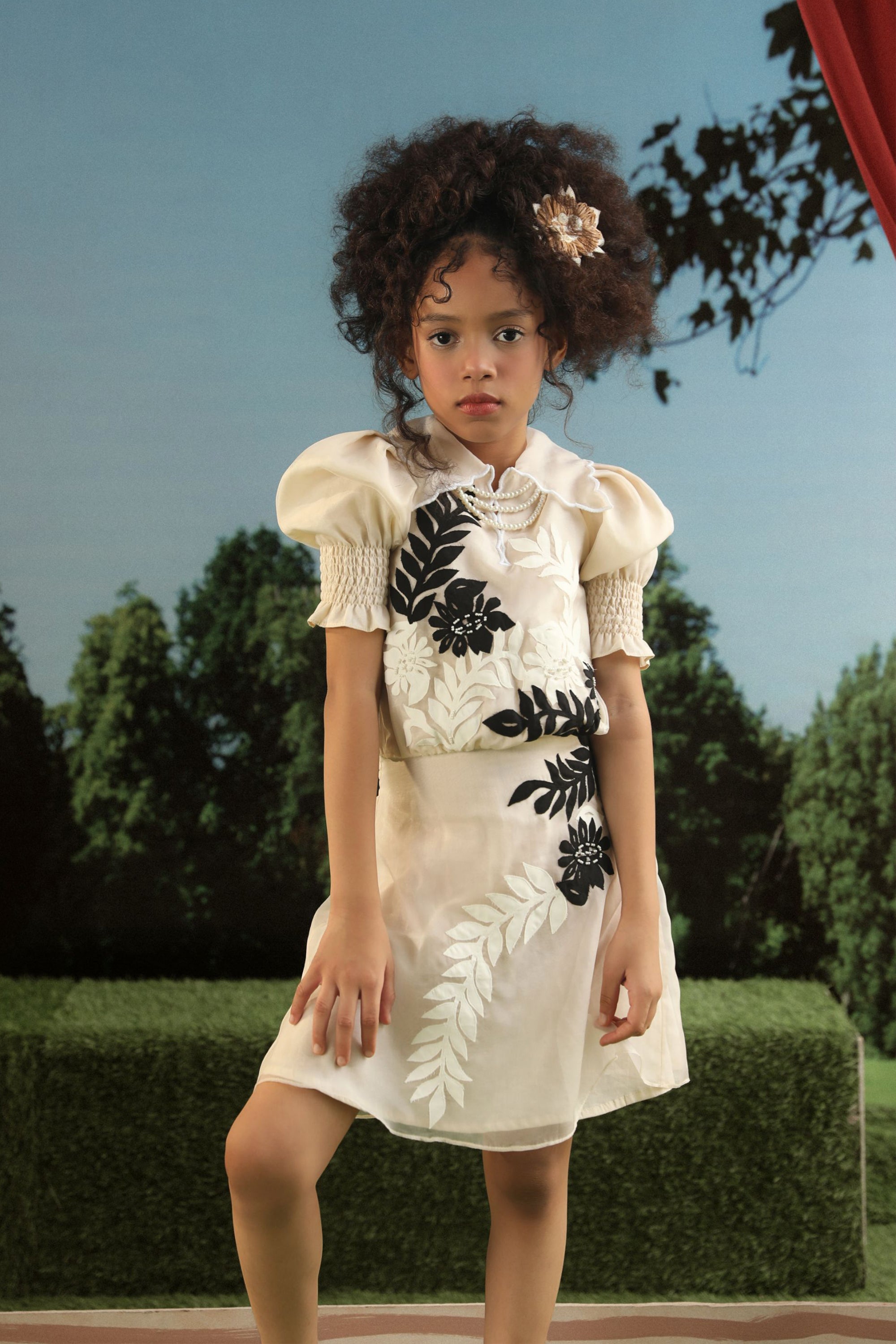 The Patchwork Organza Dress