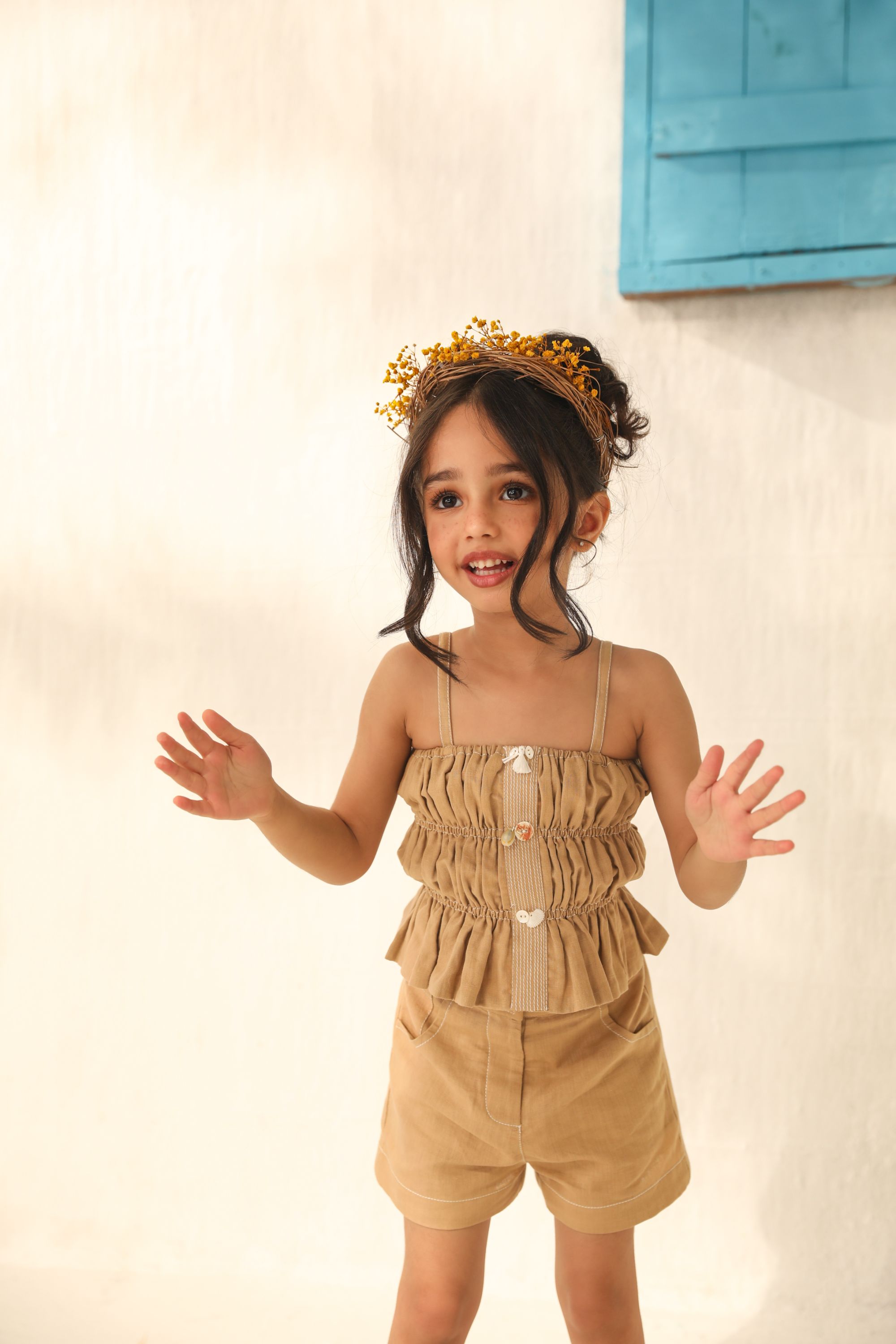 Gaia Top & Shorts Set